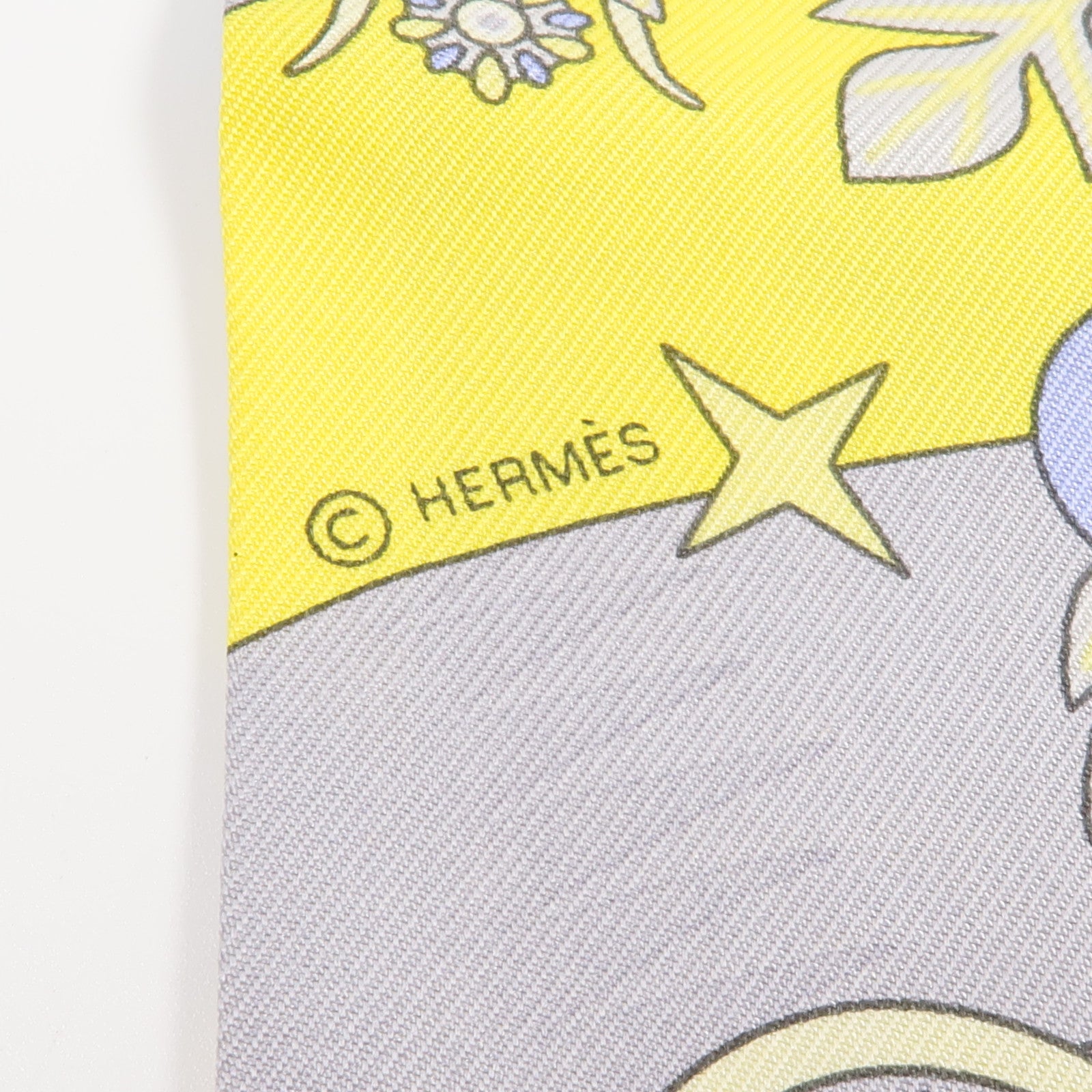 HERMES 絲質Twilly絲巾