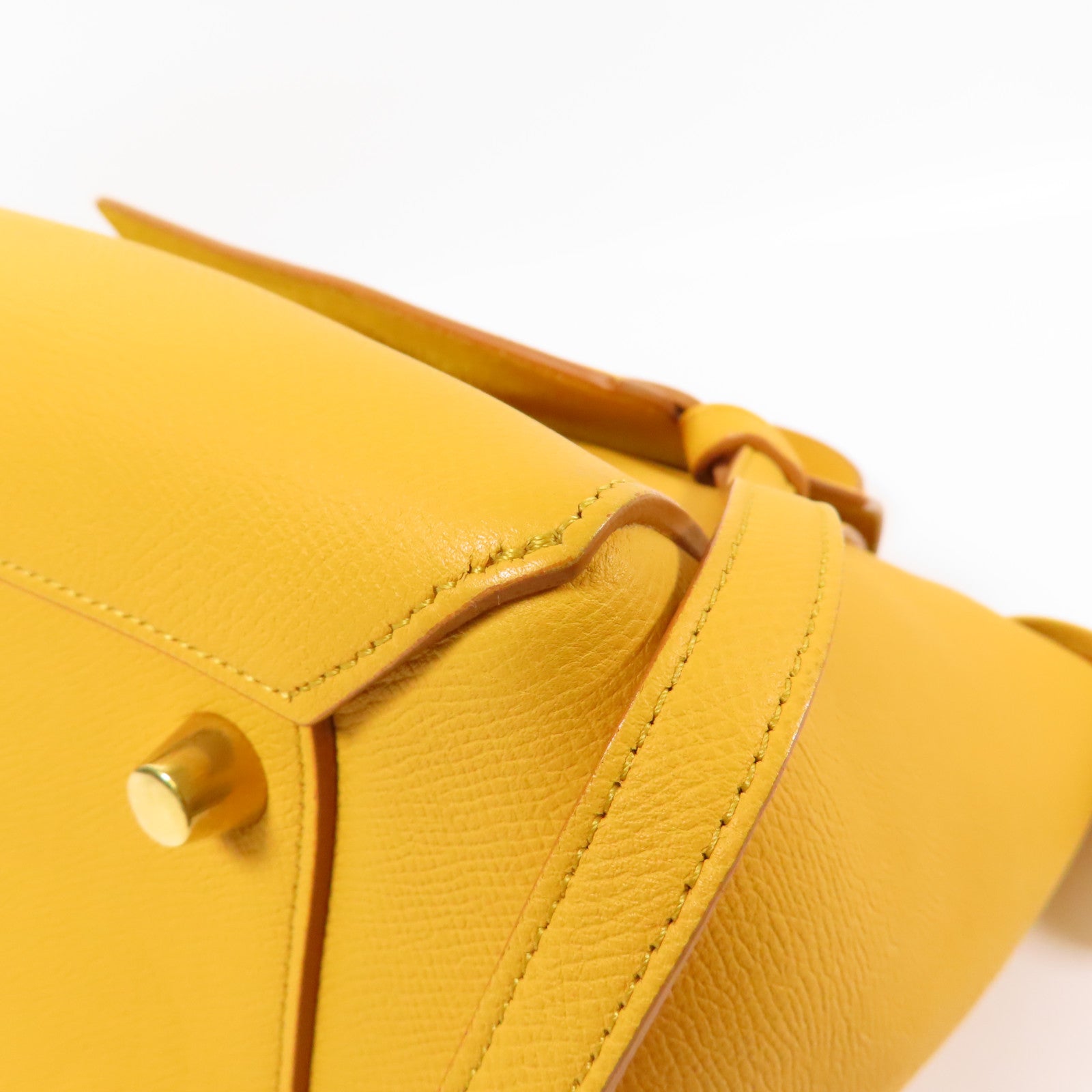 CELINE 牛皮皮革Micro Belt Bag金扣手挽肩背兩用袋