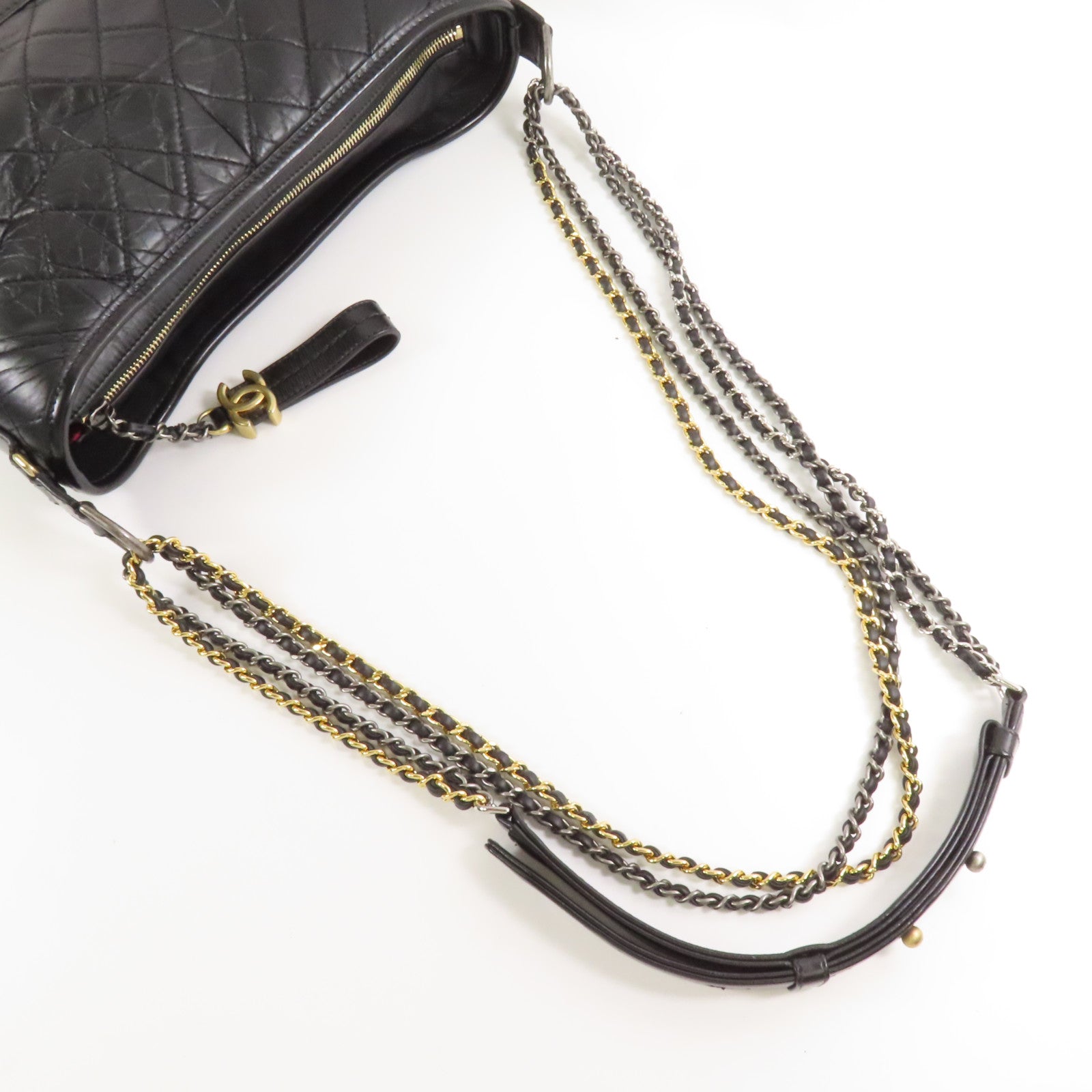 CHANEL 牛皮皮革Gabrielle肩背袋