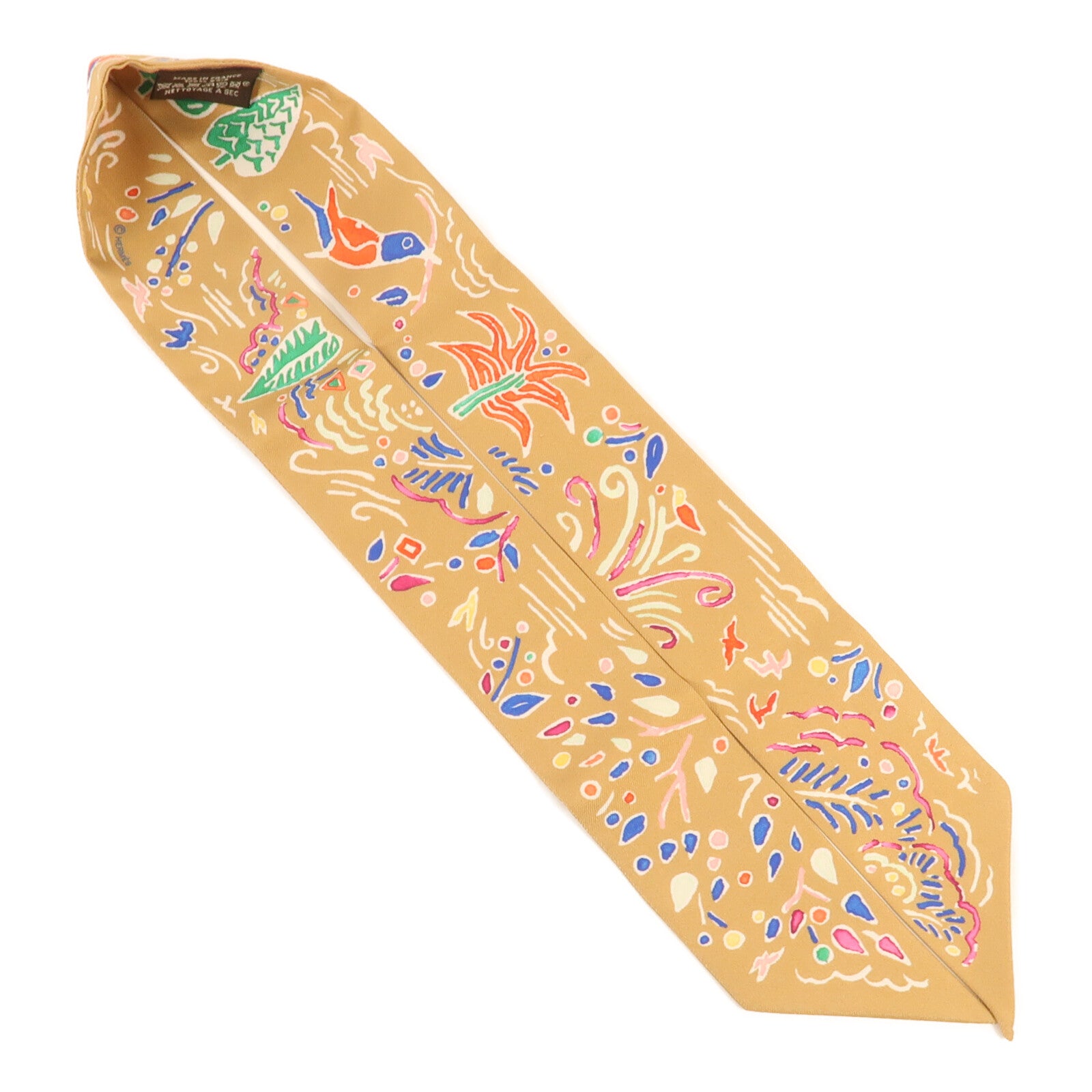 HERMES 絲質Twilly絲巾