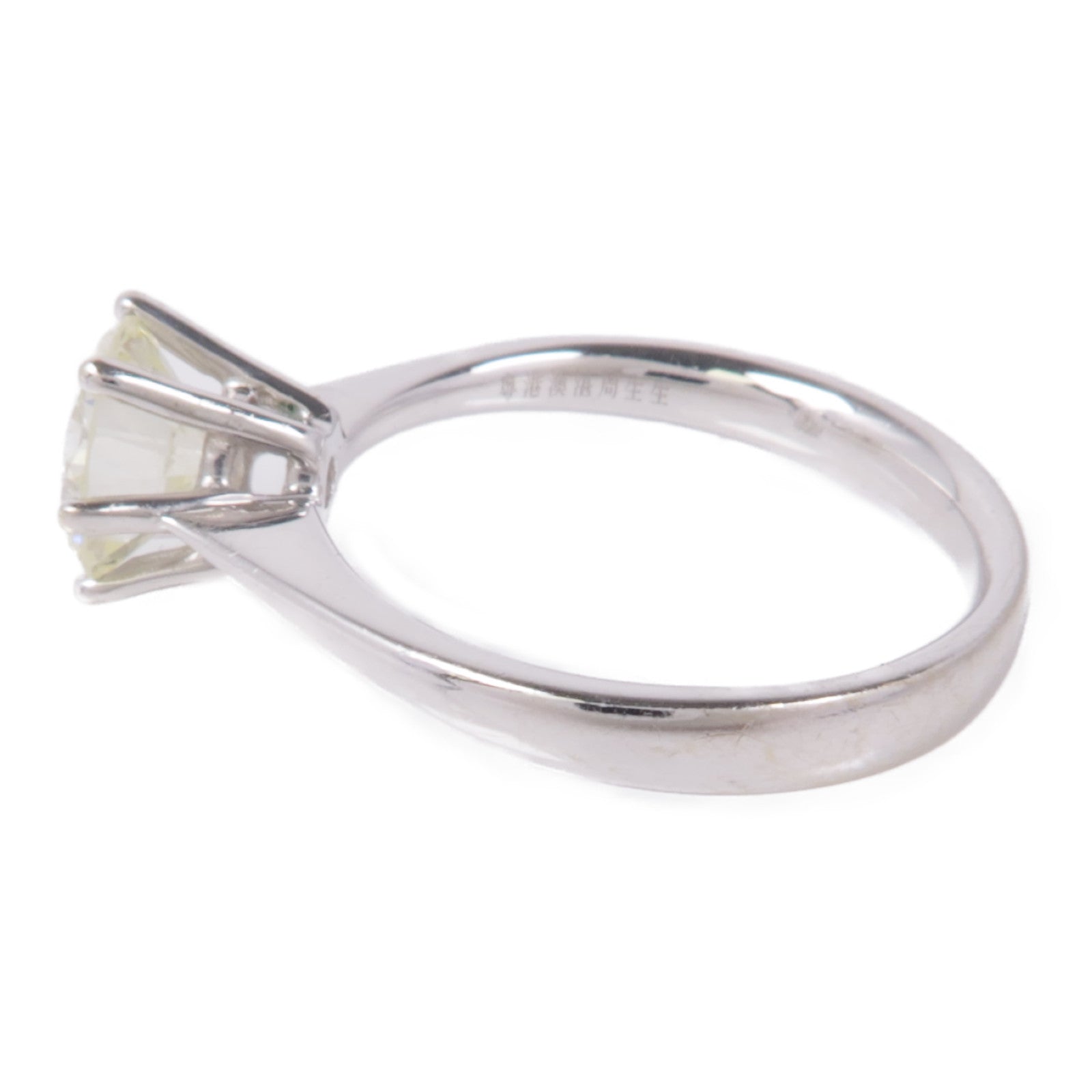 JEWELRY 【激減優惠】18K白金Diamond Ring鑽石戒指US#6