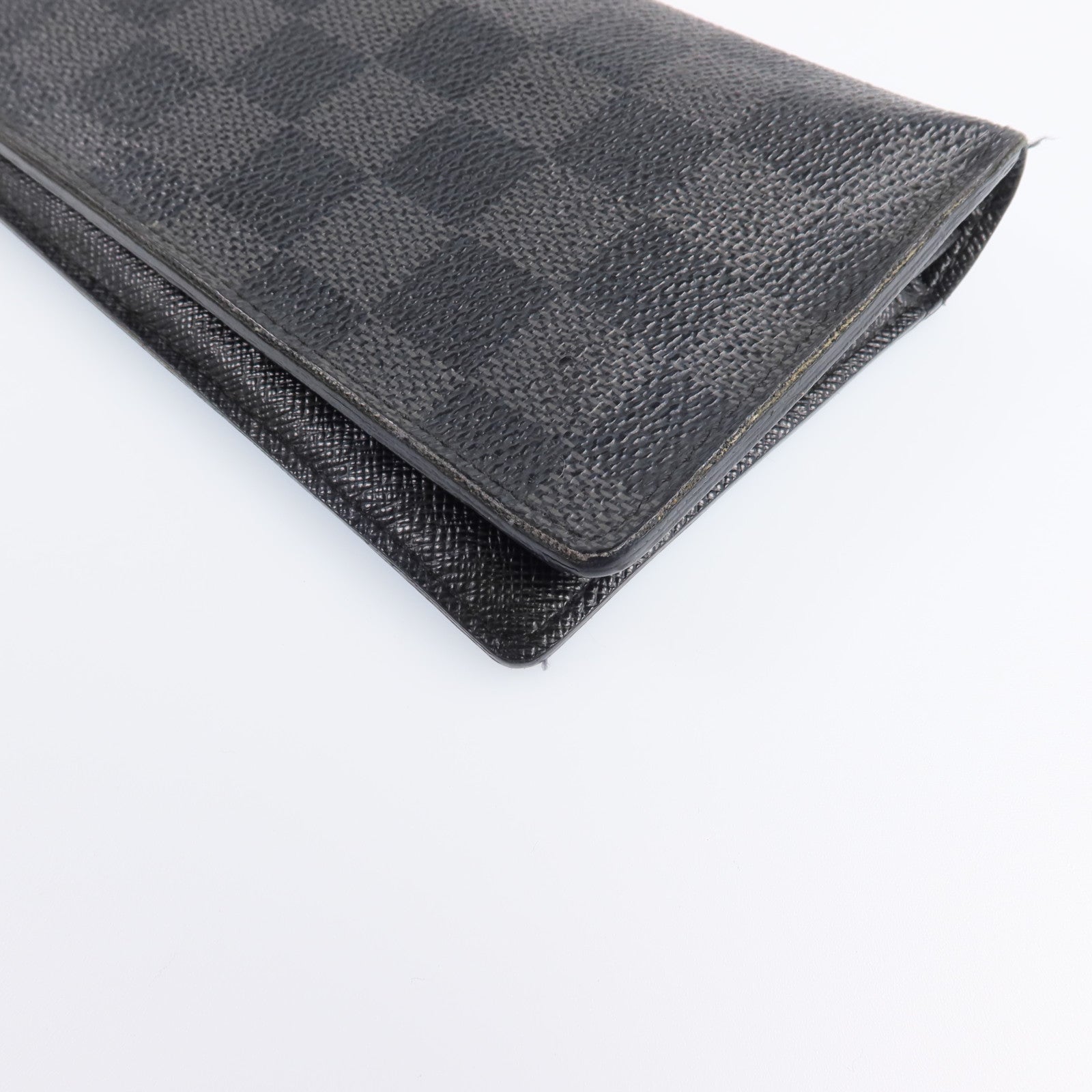 LOUIS VUITTON 【激減優惠】Damier Graphite Brazza長錢包