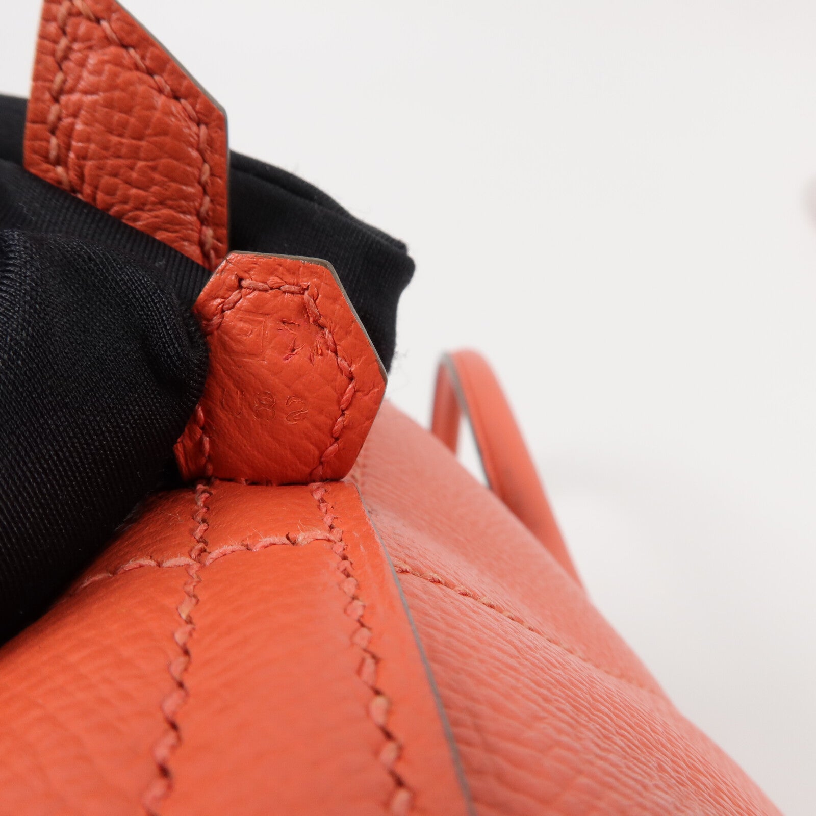 HERMES Epsom皮革Bolide 27手挽肩背兩用袋Rose Jaipur
