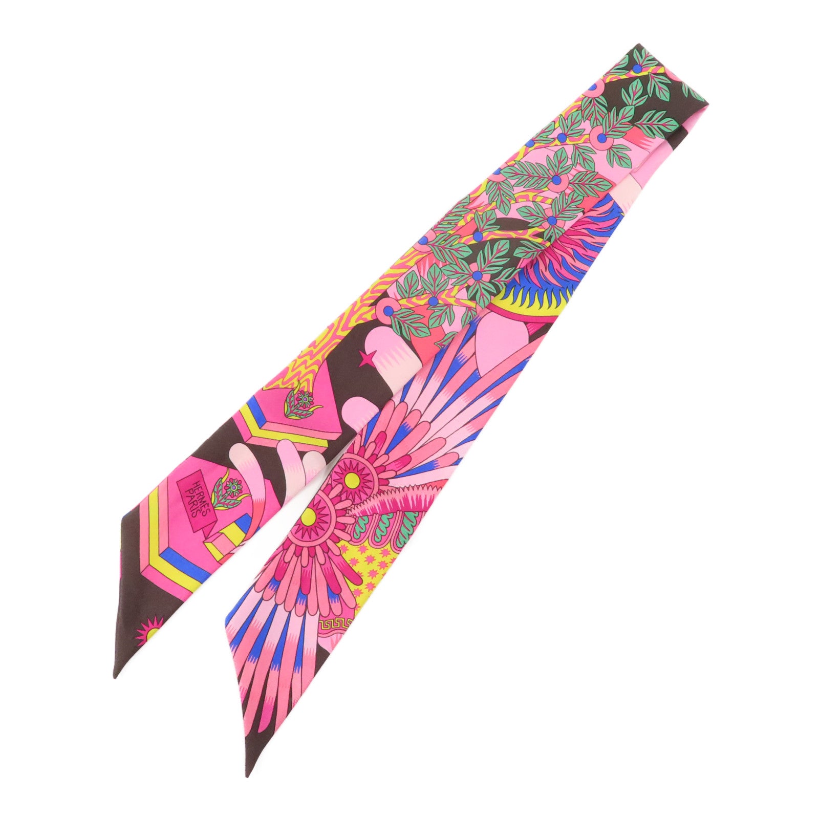 HERMES 【激減優惠】絲質Twilly絲巾