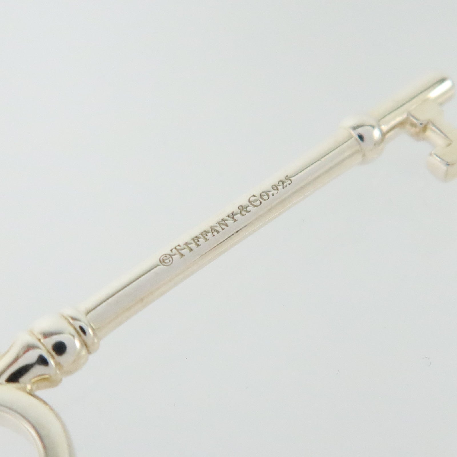 TIFFANY＆CO 925純銀Crown Key Pendant Necklace項鏈