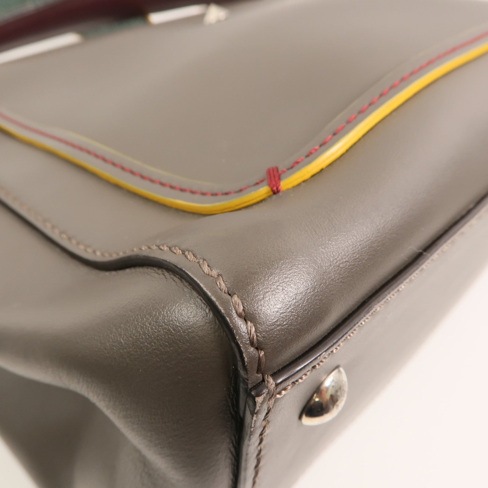 FENDI 牛皮皮革Dotcom手挽肩背兩用袋