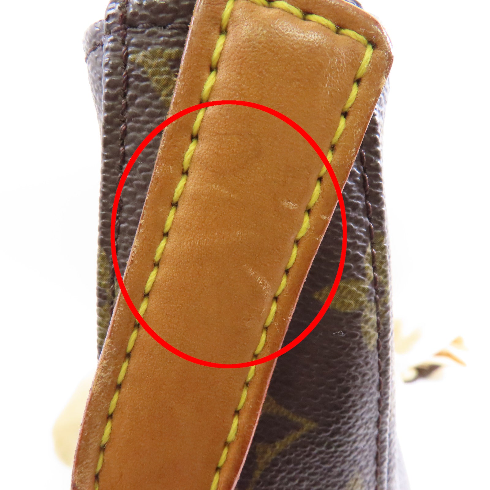 LOUIS VUITTON Monogram Looping GM金扣肩背袋啡色