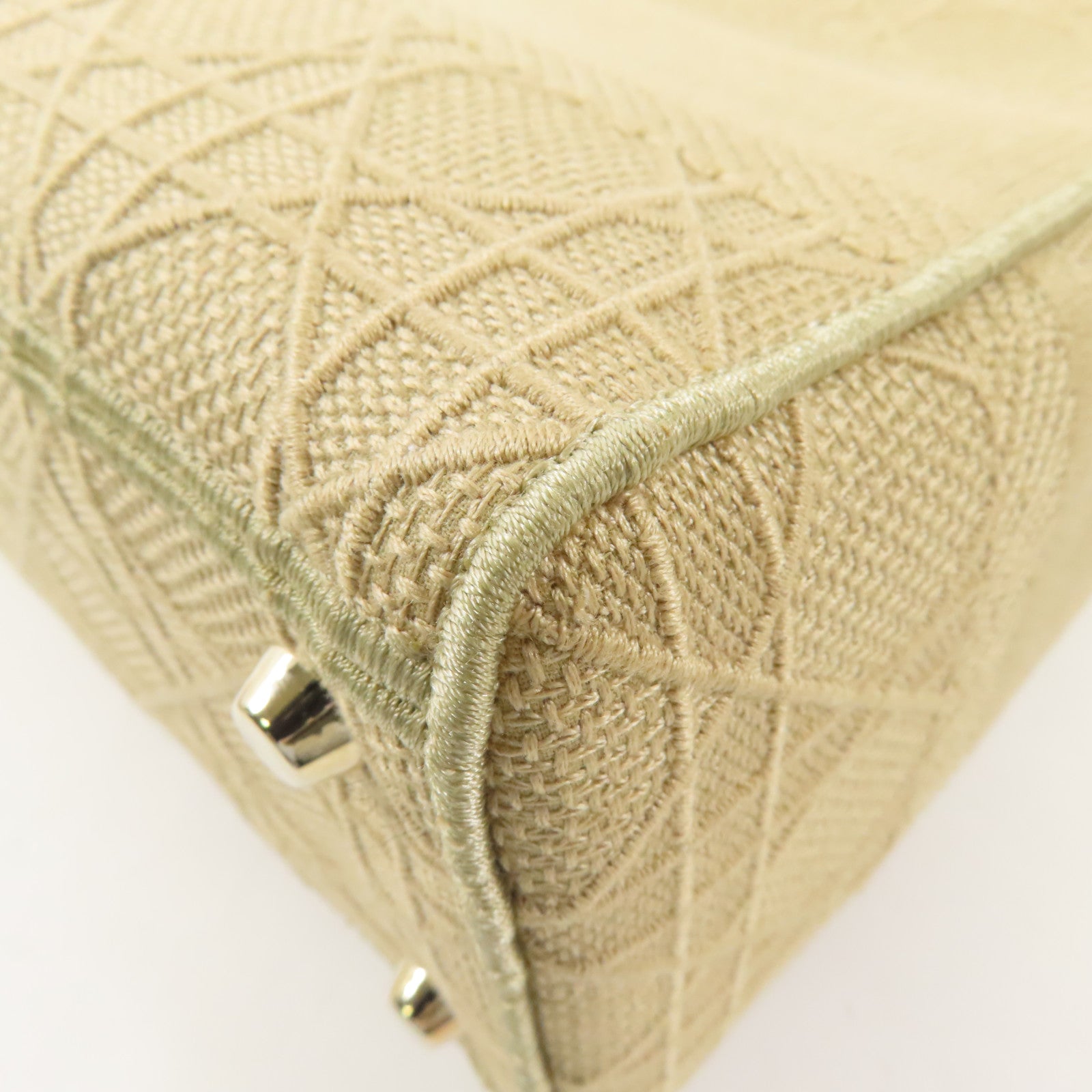 Dior CD GHW Lady Dior 2 Way Shoulder Bag M0565 Canvas