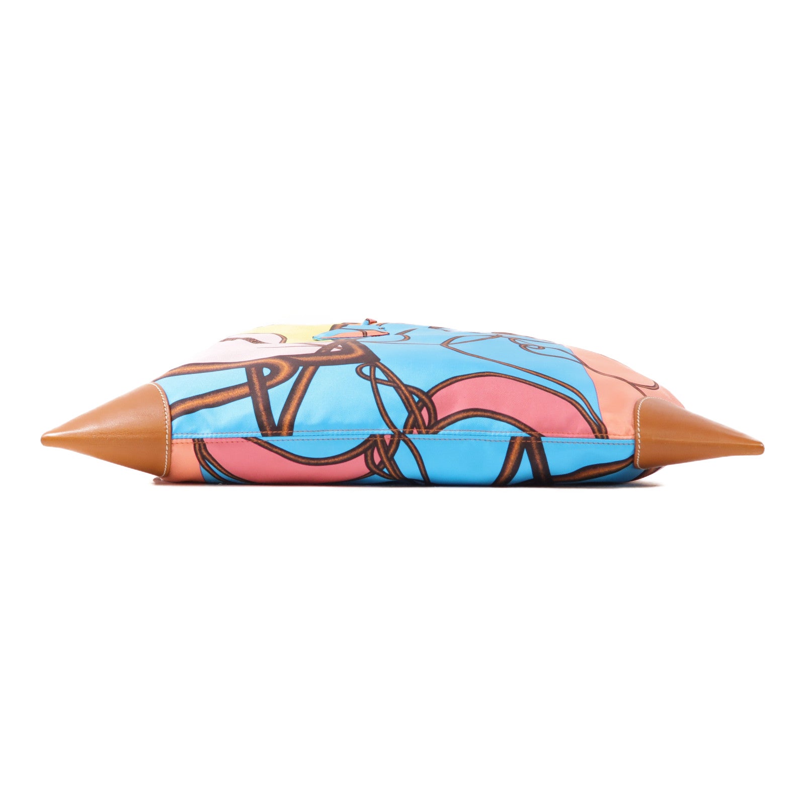 HERMES PHW Crossbody Bag Shoulder Bag Silk Multicolor