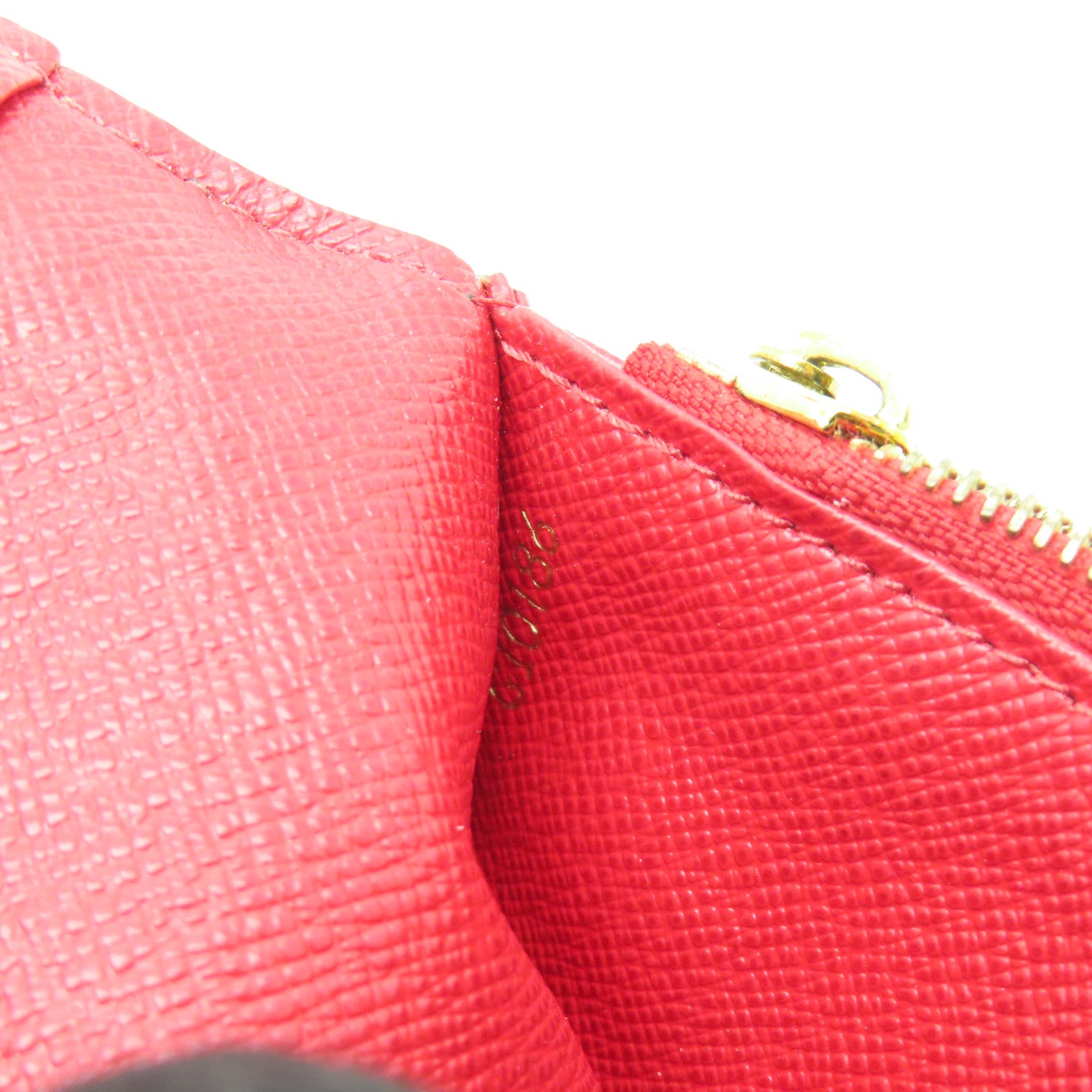 LOUIS VUITTON 【清倉大減價】Monogram Portefeuil Kimono金扣長錢包啡色/紅色