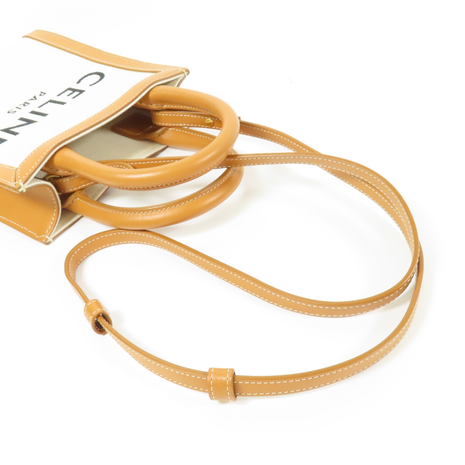 CELINE 帆布/皮革Shoulder Bag手挽肩背兩用袋