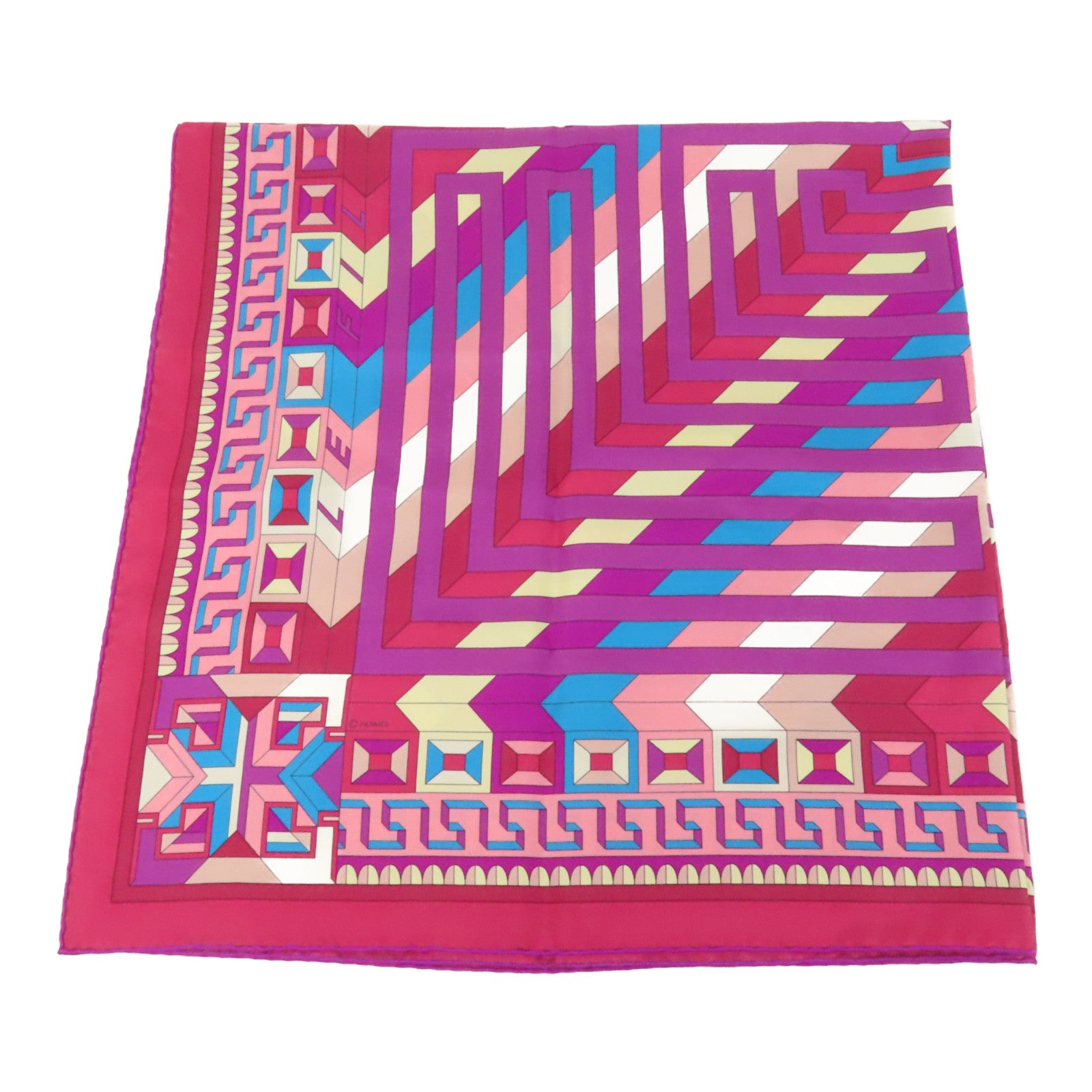 HERMES 絲質Scarf 90X90絲巾