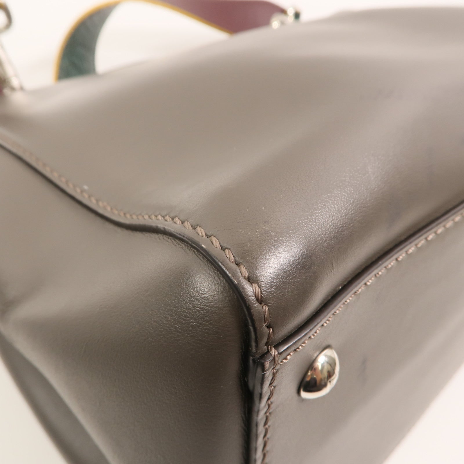 FENDI 牛皮皮革Dotcom手挽肩背兩用袋