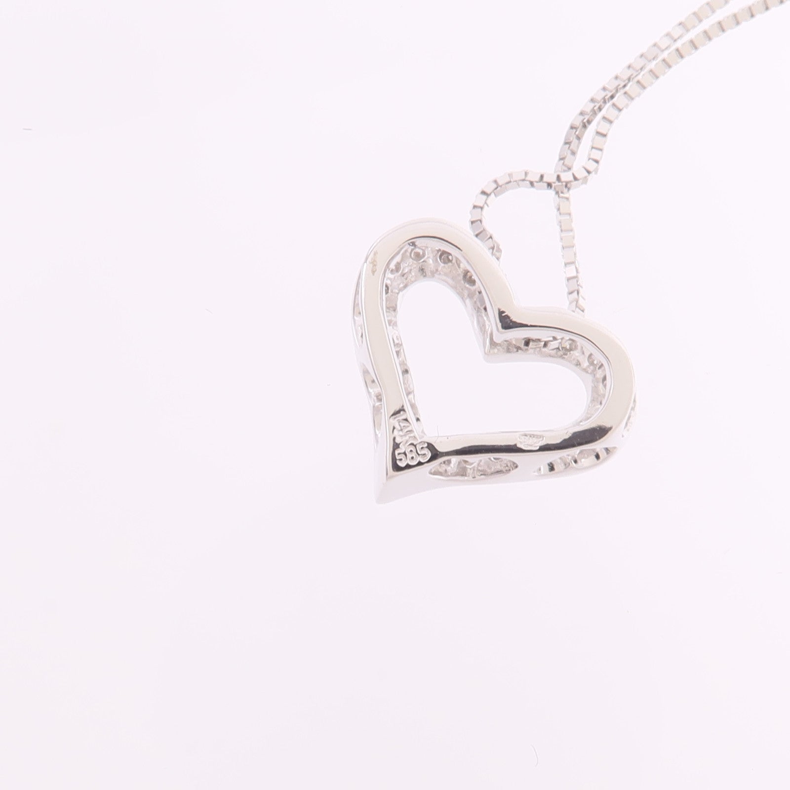 JEWELRY 14K白金Diamond Necklace鑽石項鍊