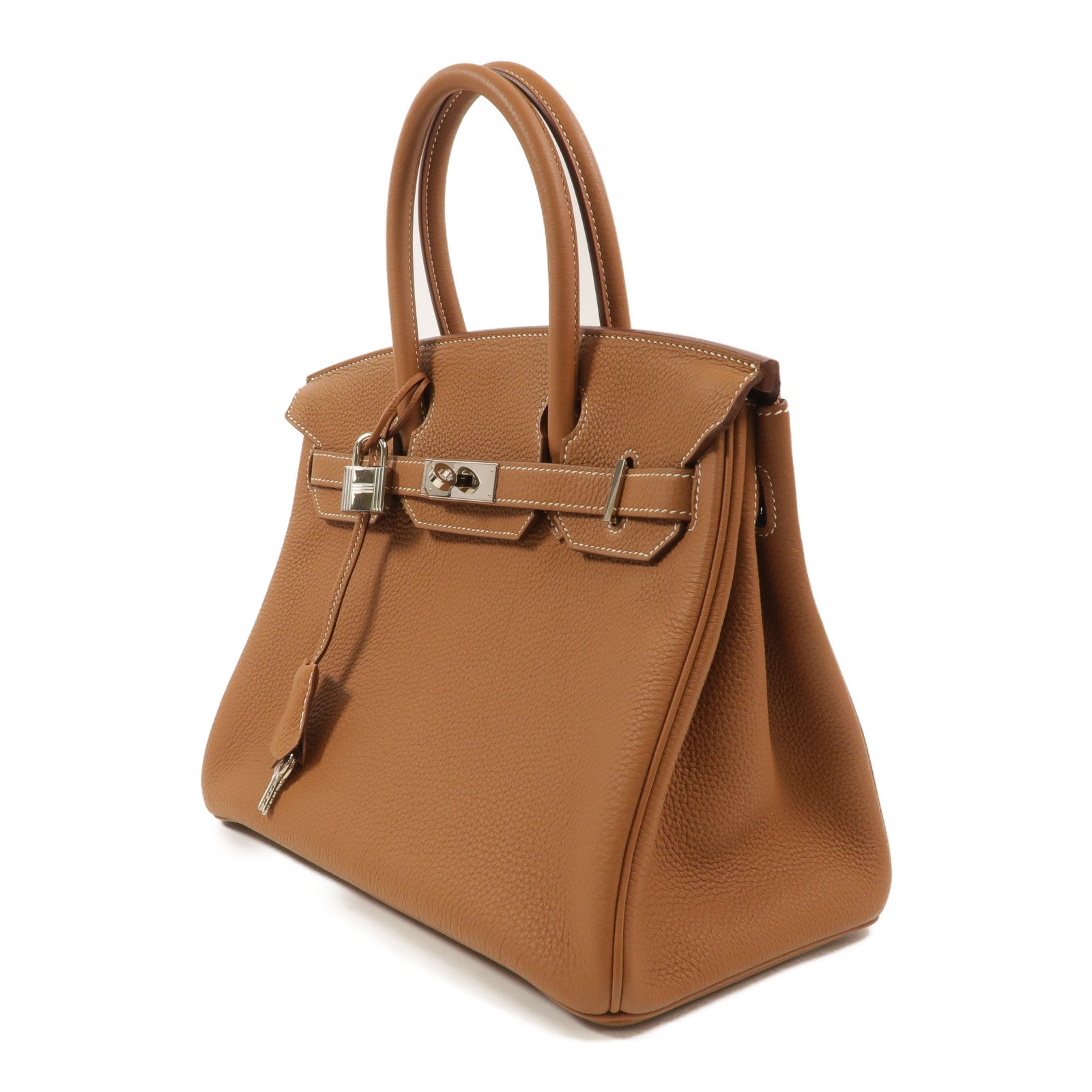 HERMES Togo皮革Birkin 30手挽袋Gold