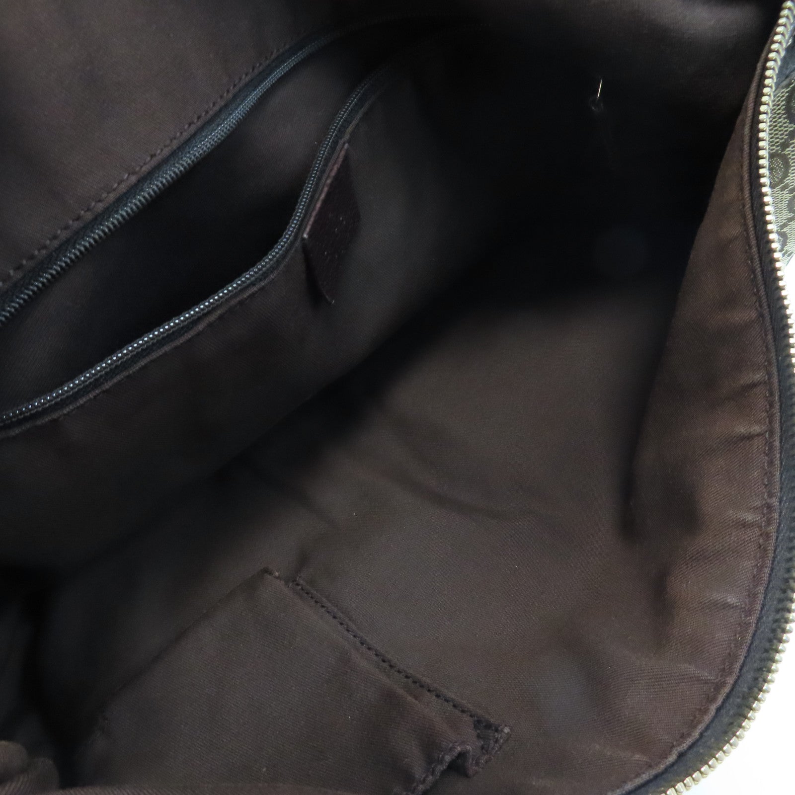 GUCCI 帆布Shoulder Bag金扣肩背袋啡色