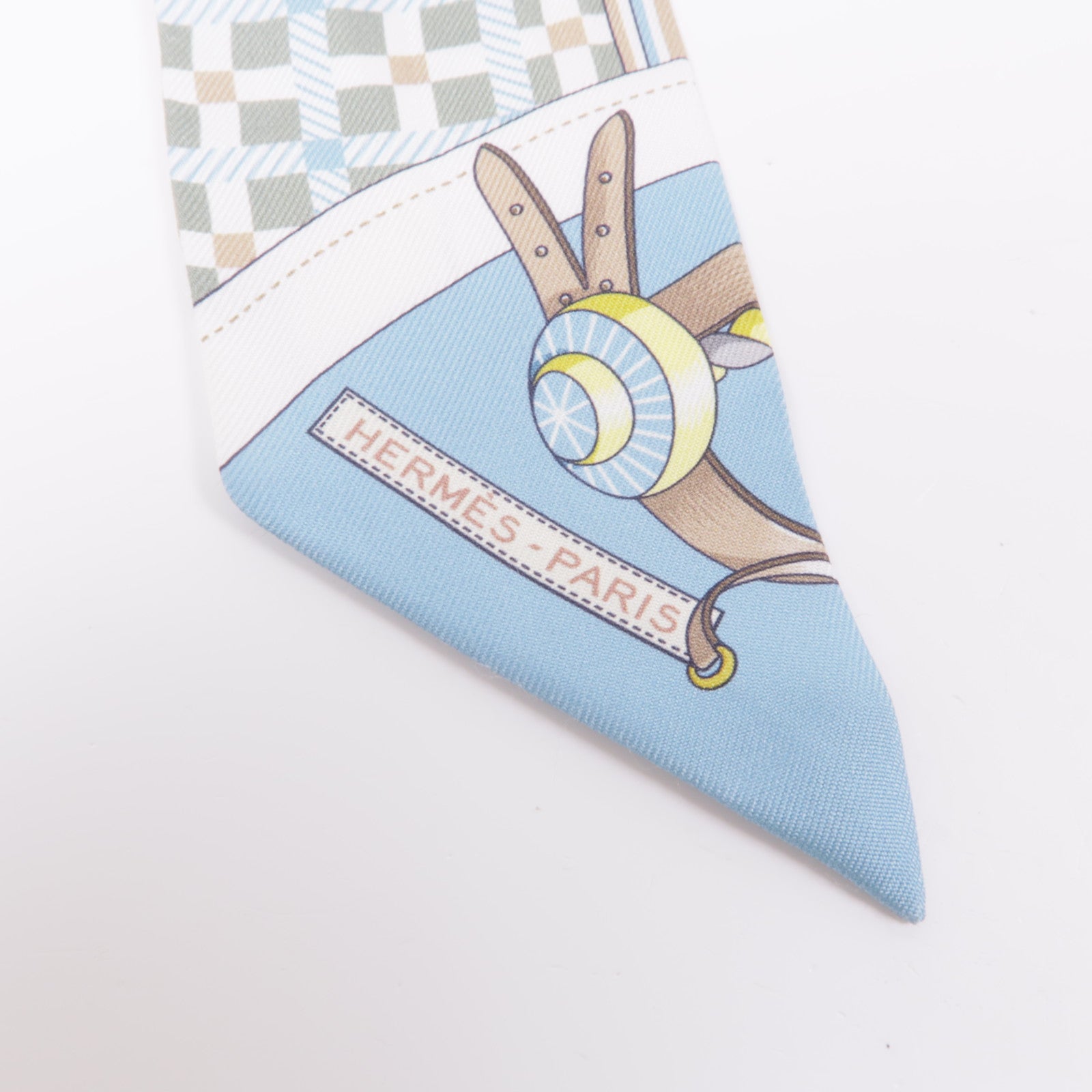 HERMES 絲質Twilly絲巾