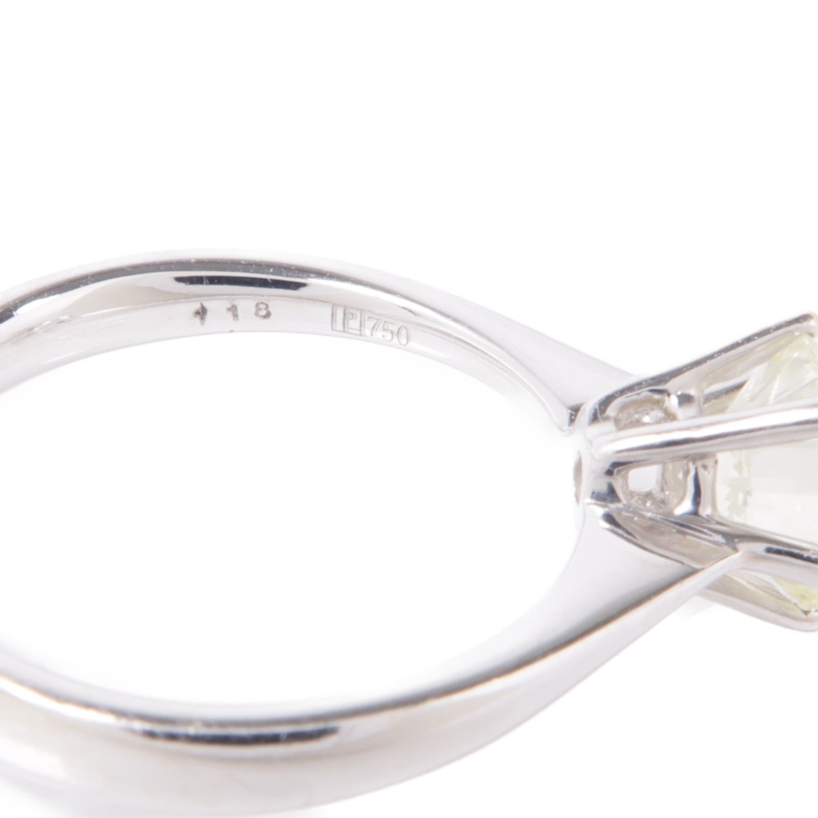 JEWELRY 【激減優惠】18K白金Diamond Ring鑽石戒指US#6