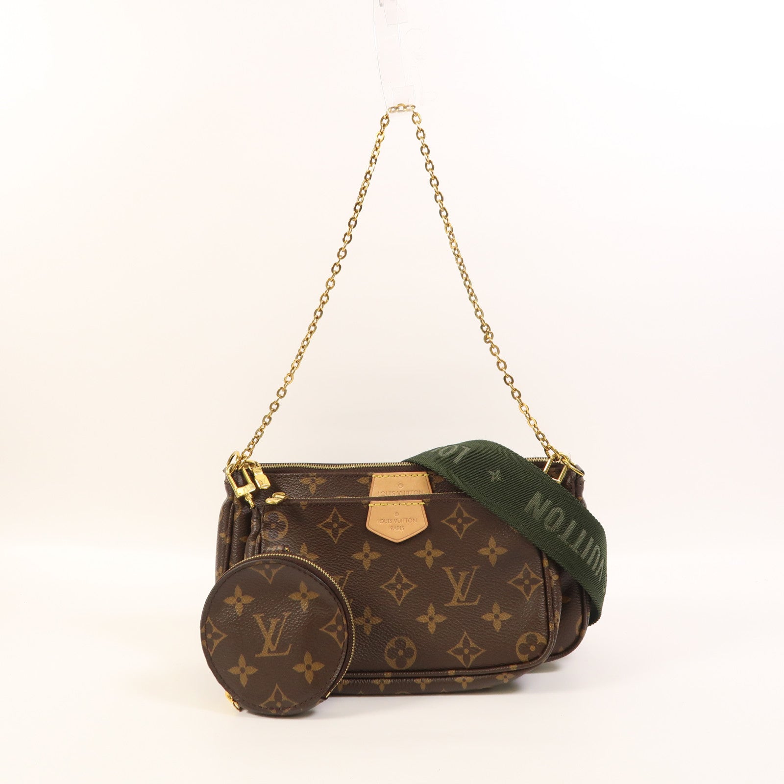 LOUIS VUITTON Monogram Multi Pochette Accessoires金扣肩背袋