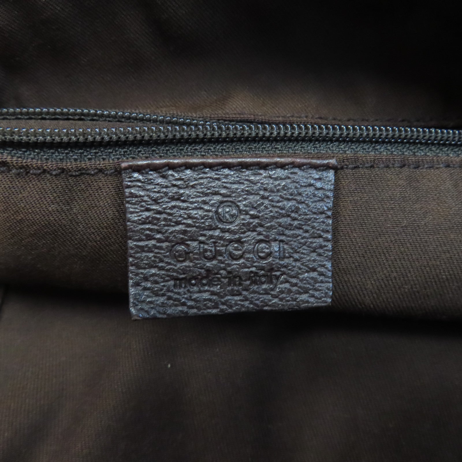 GUCCI 帆布Shoulder Bag金扣肩背袋啡色