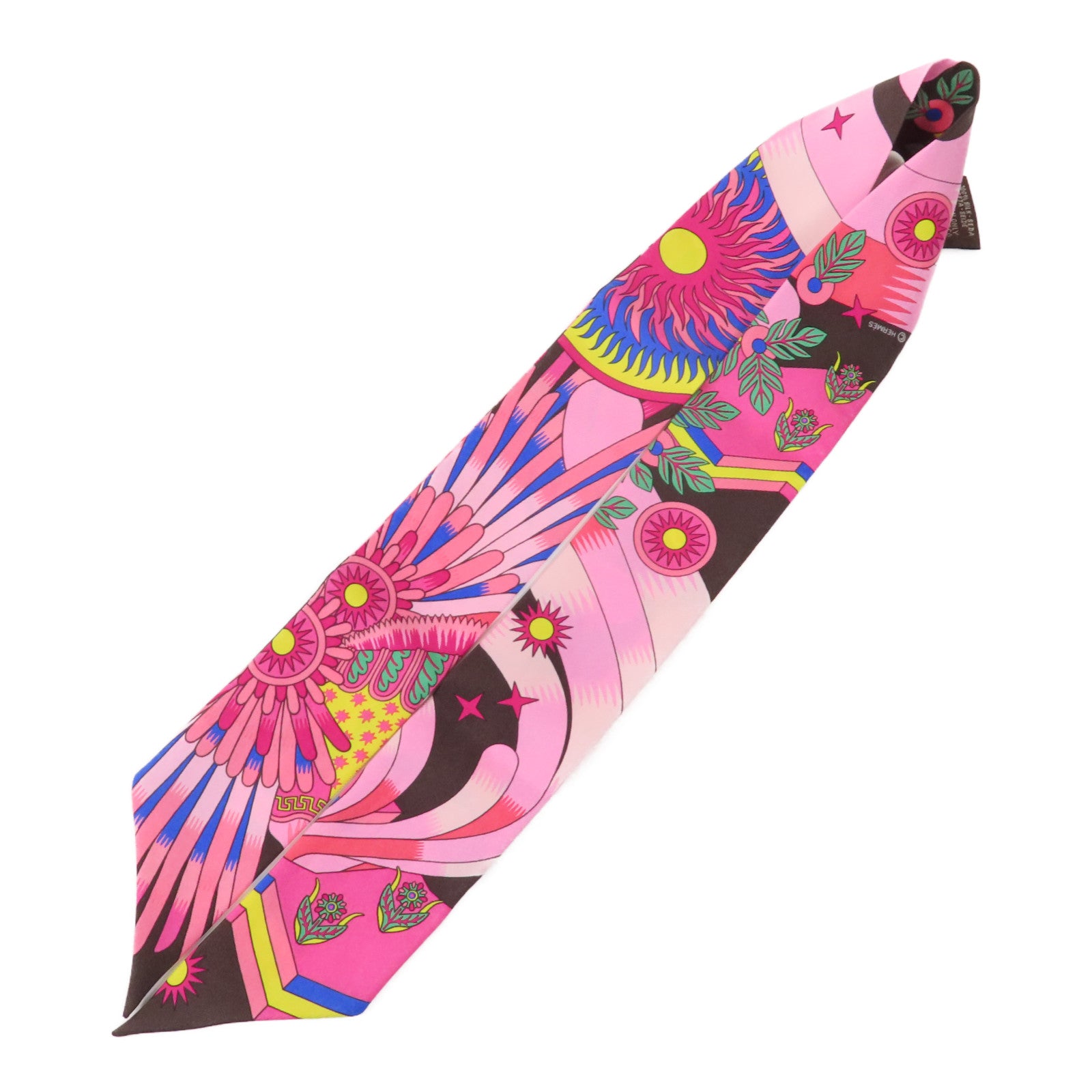 HERMES 【激減優惠】絲質Twilly絲巾