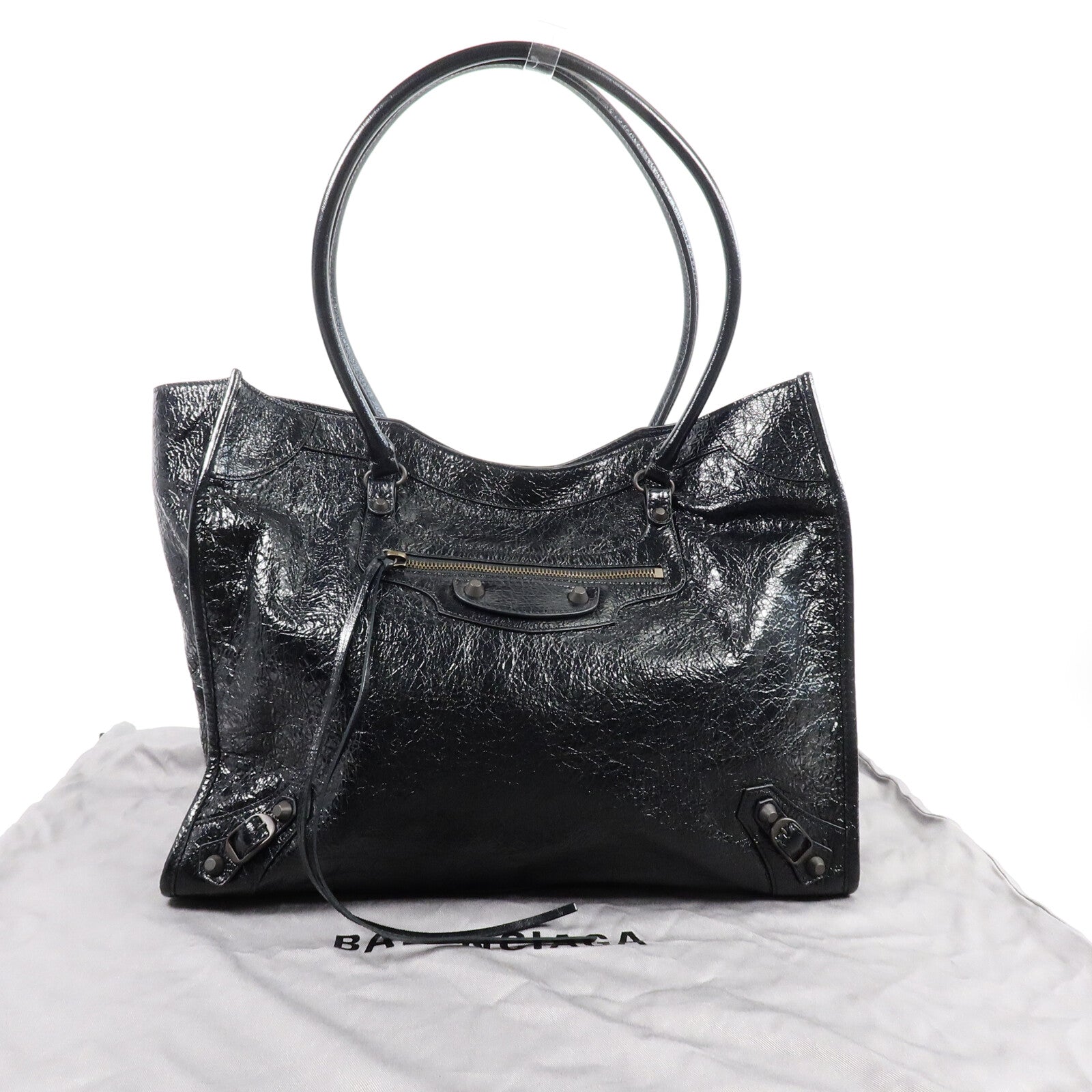 BALENCIAGA 羊皮皮革Le City Tote Bag手挽袋