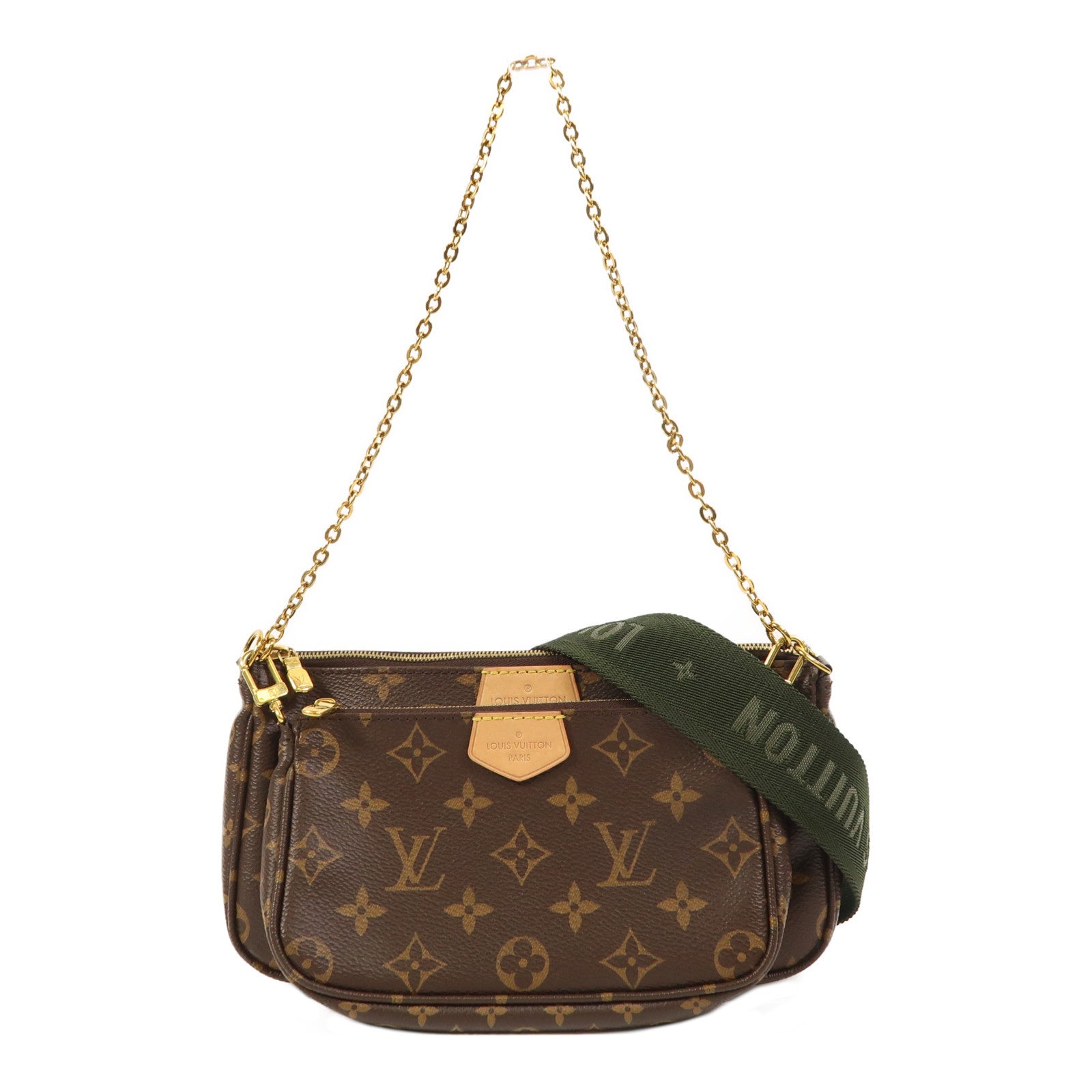 LOUIS VUITTON Monogram Multi Pochette Accessoires金扣肩背袋