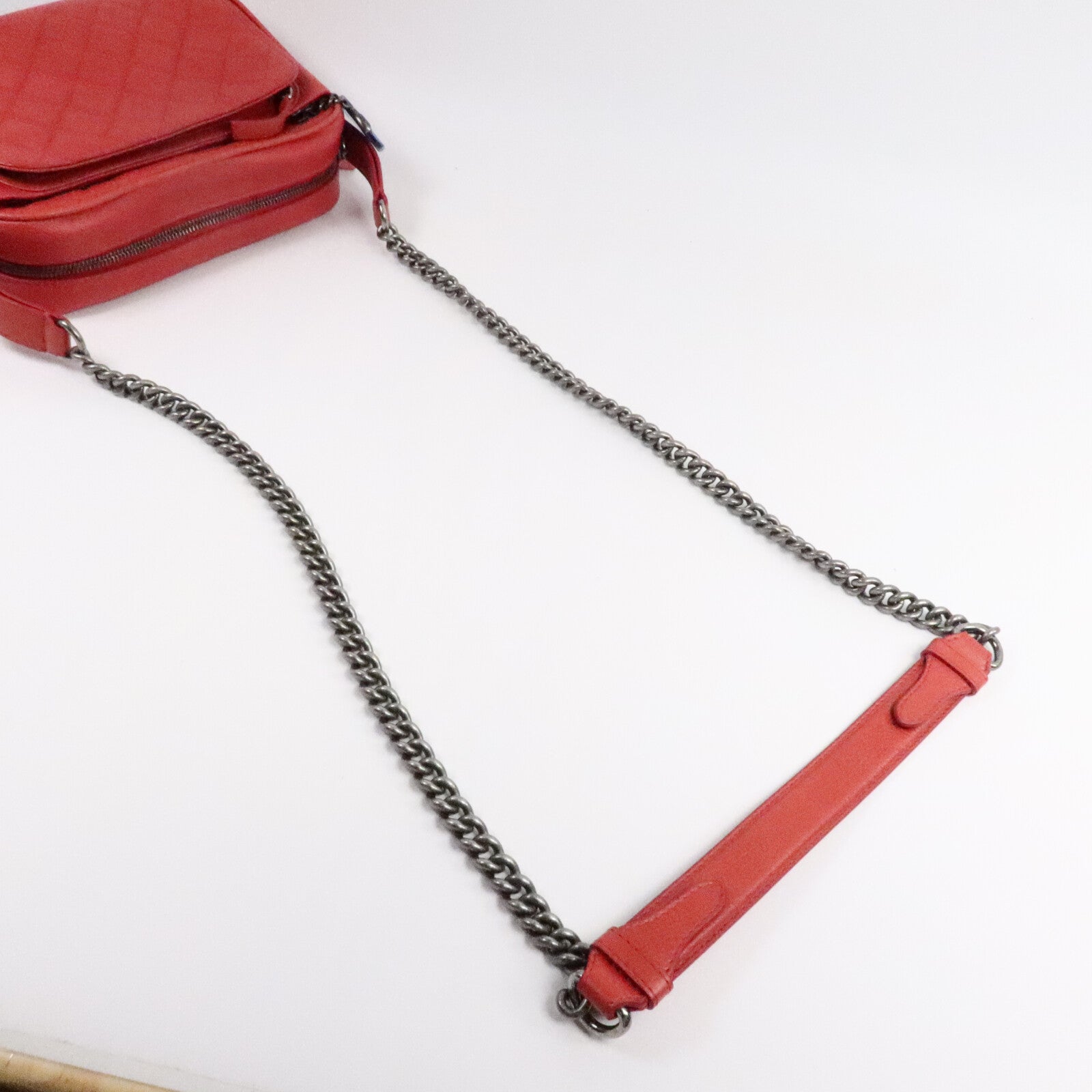CHANEL 牛皮皮革Chain Shoulder Bag肩背袋