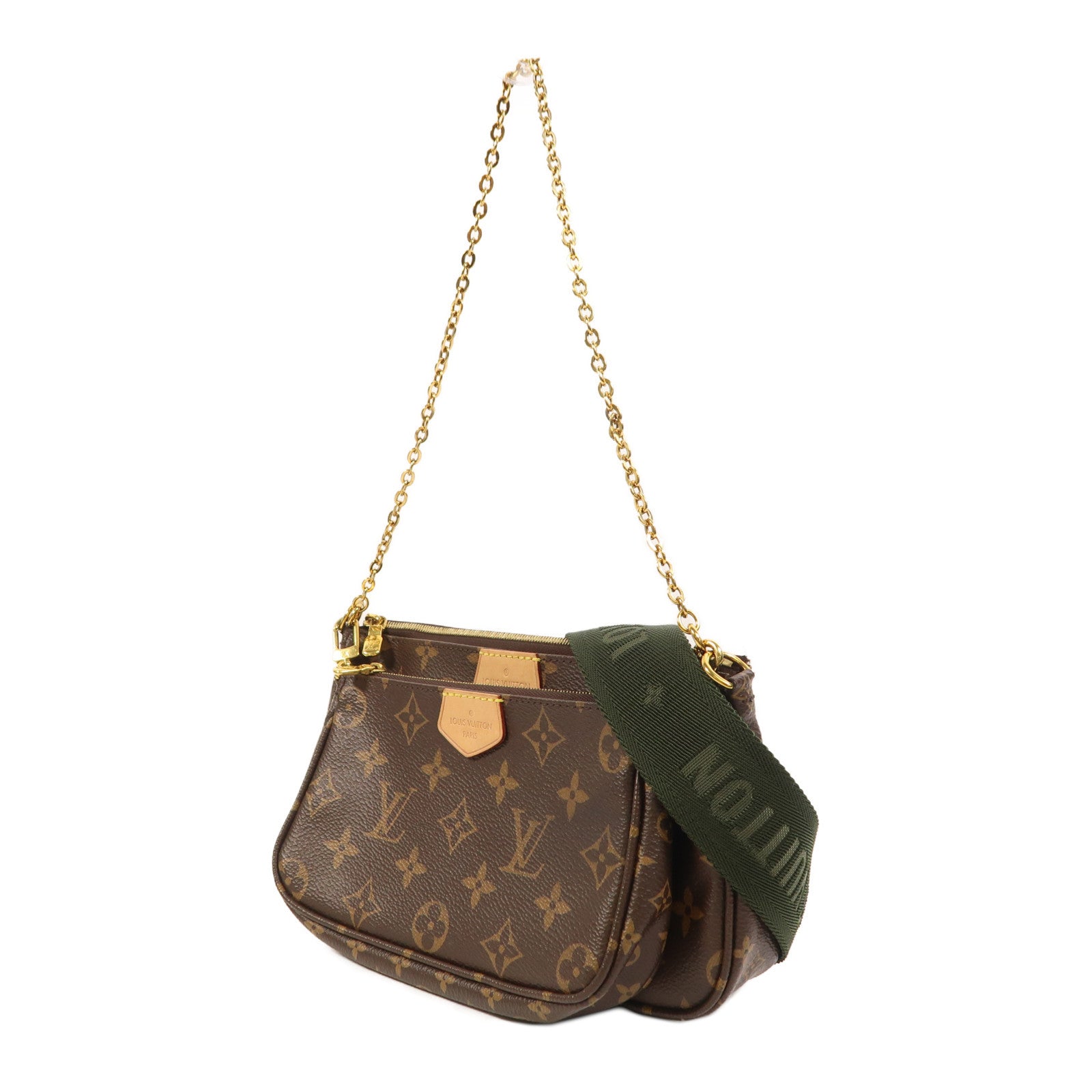 LOUIS VUITTON Monogram Multi Pochette Accessoires金扣肩背袋