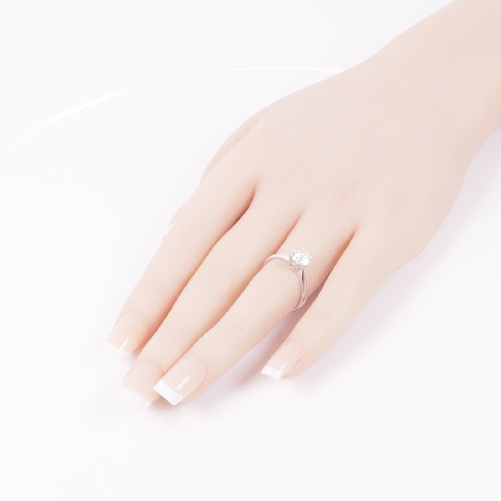 JEWELRY 【激減優惠】18K白金Diamond Ring鑽石戒指US#6