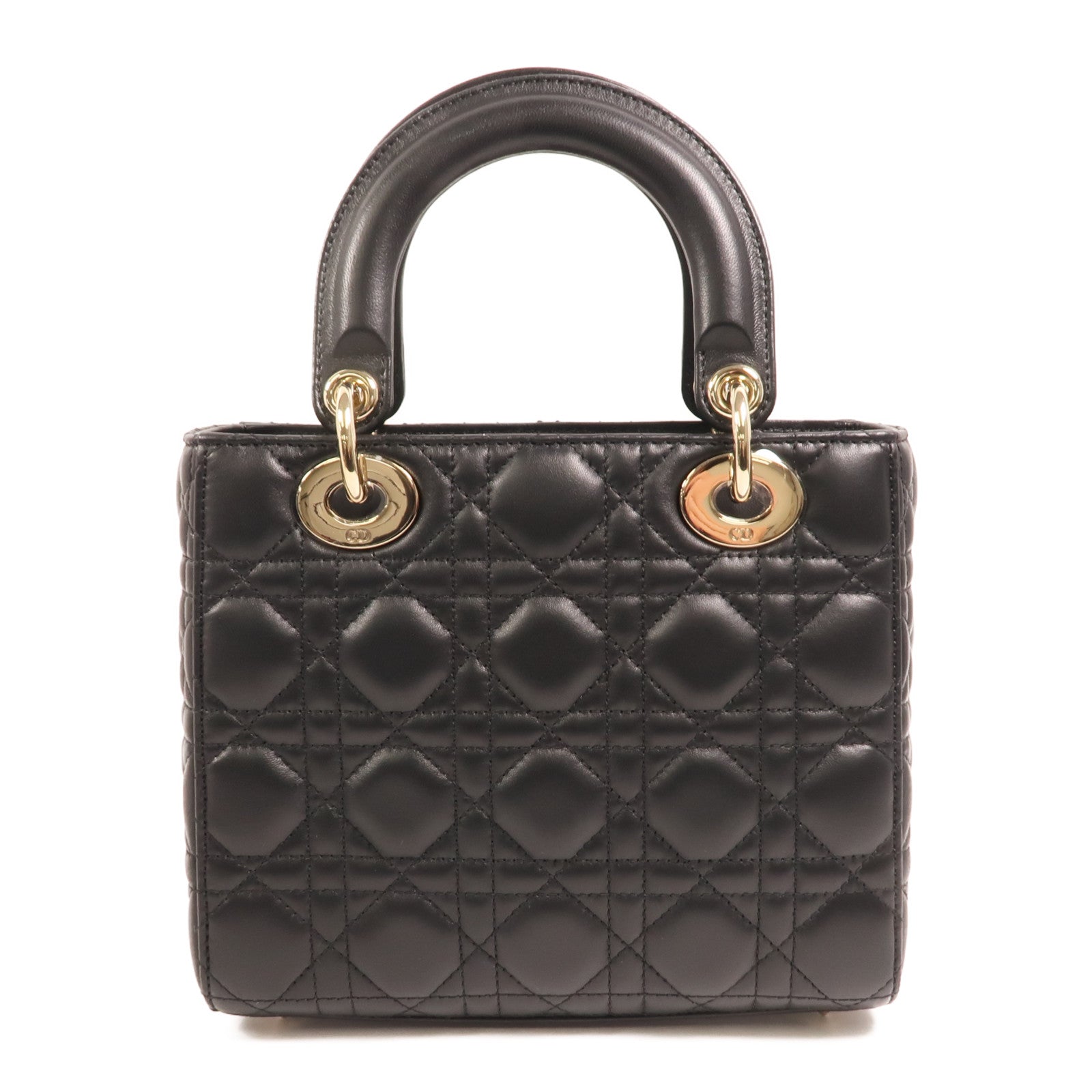 Dior 羊皮皮革Lady Dior My ABCDior金扣手挽肩背兩用袋