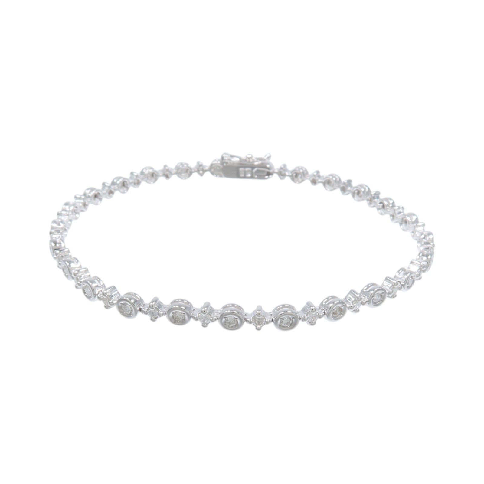 JEWELRY 18K白金Diamond Bracelet鑽石手鏈