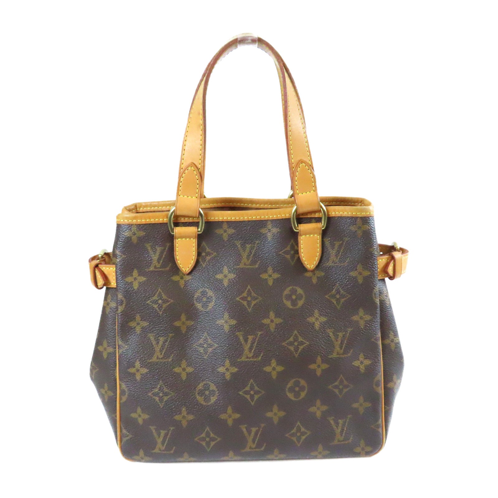 LOUIS VUITTON 【激減優惠】Monogram Batignolles金扣手挽袋啡色
