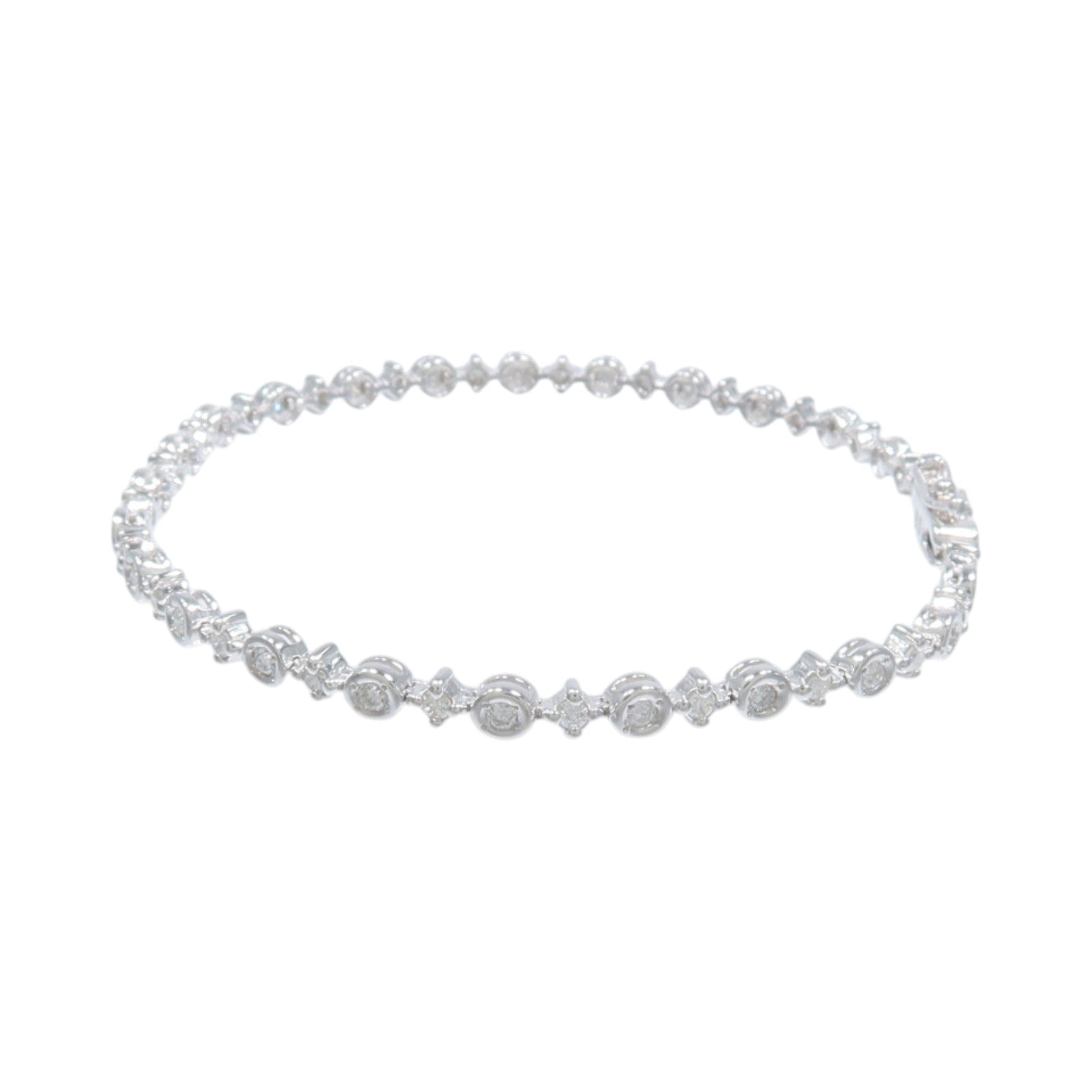 JEWELRY 18K白金Diamond Bracelet鑽石手鏈