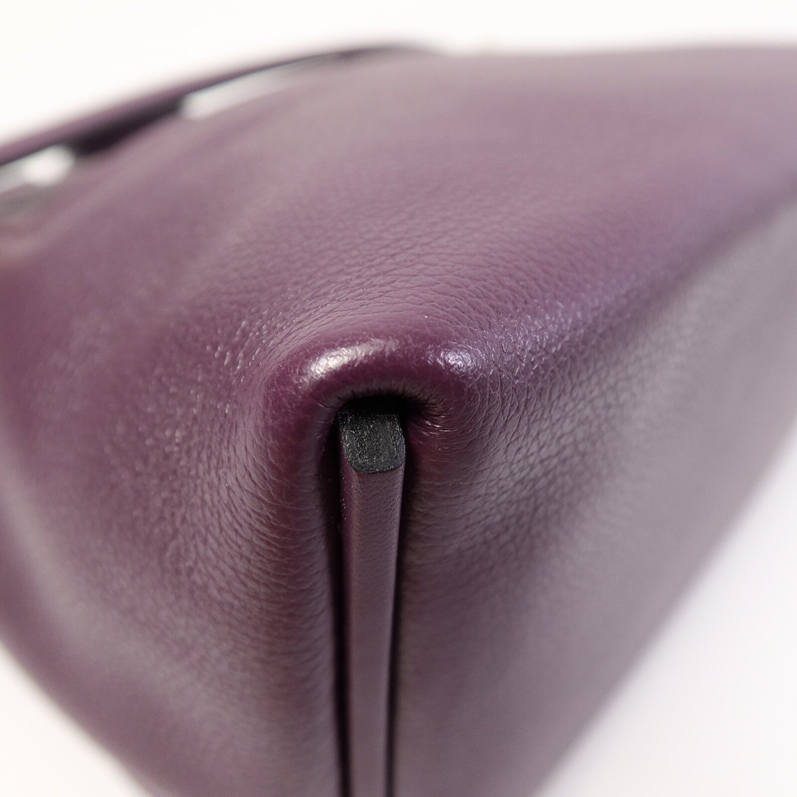 HERMES Evercolor皮革24/24 Mini手挽肩背兩用袋Cassis/Rouge Grenade