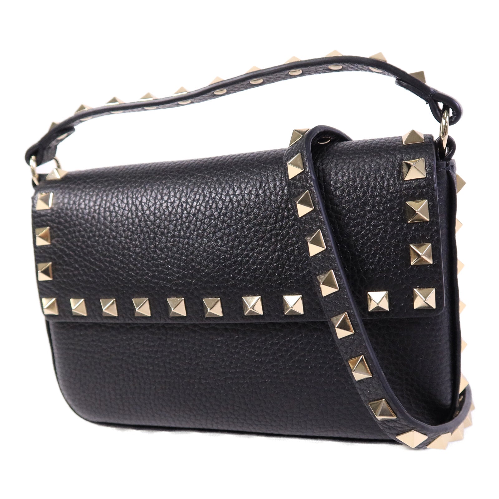 Valentino 牛皮皮革Rockstud Mini Bag手挽肩背兩用袋