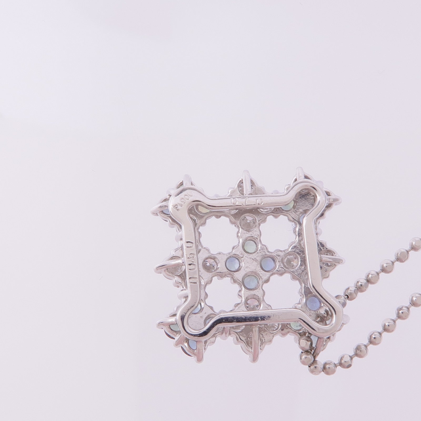 JEWELRY 【激減優惠】PT900/850鉑金Alexandrite Diamond Necklace變石/鑽石項鍊