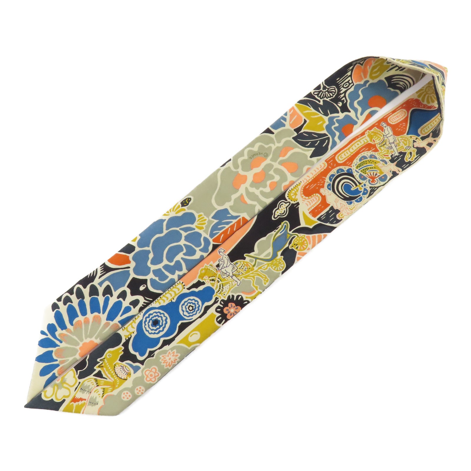 HERMES 絲質Twilly絲巾