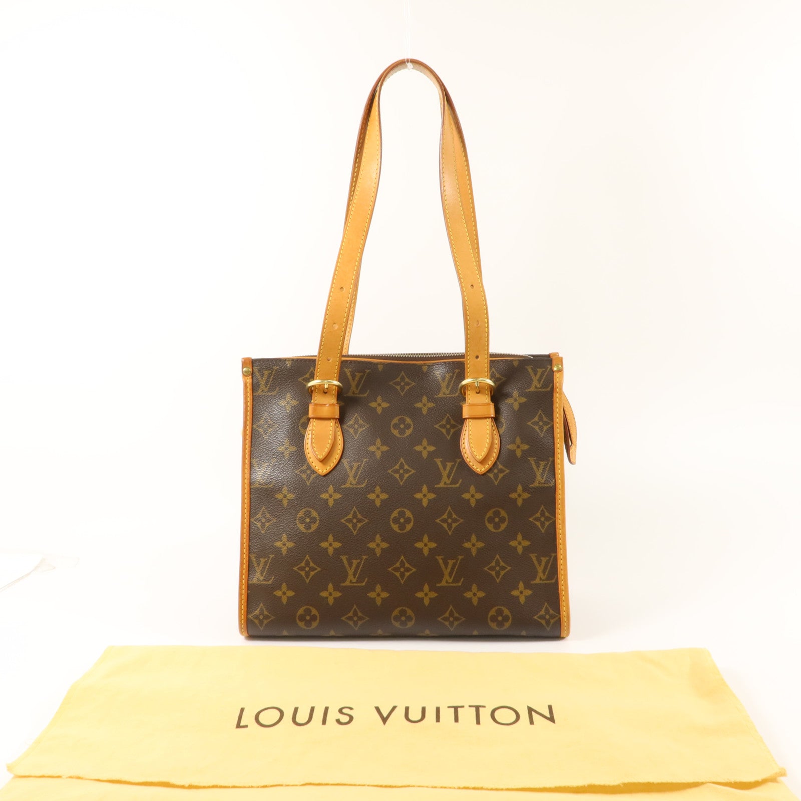 LOUIS VUITTON Monogram Popincourt Haut金扣肩背袋