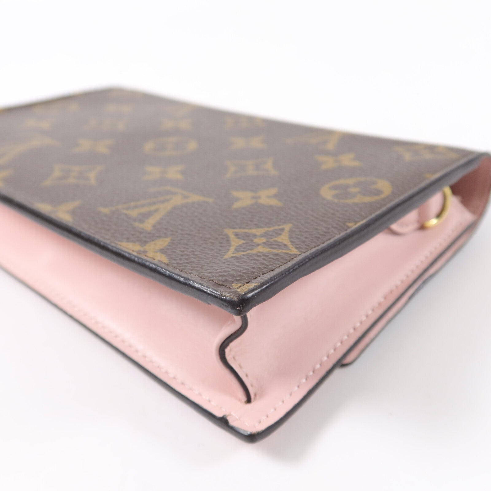 LOUIS VUITTON Monogram Flore Chain Wallet鏈帶肩背袋