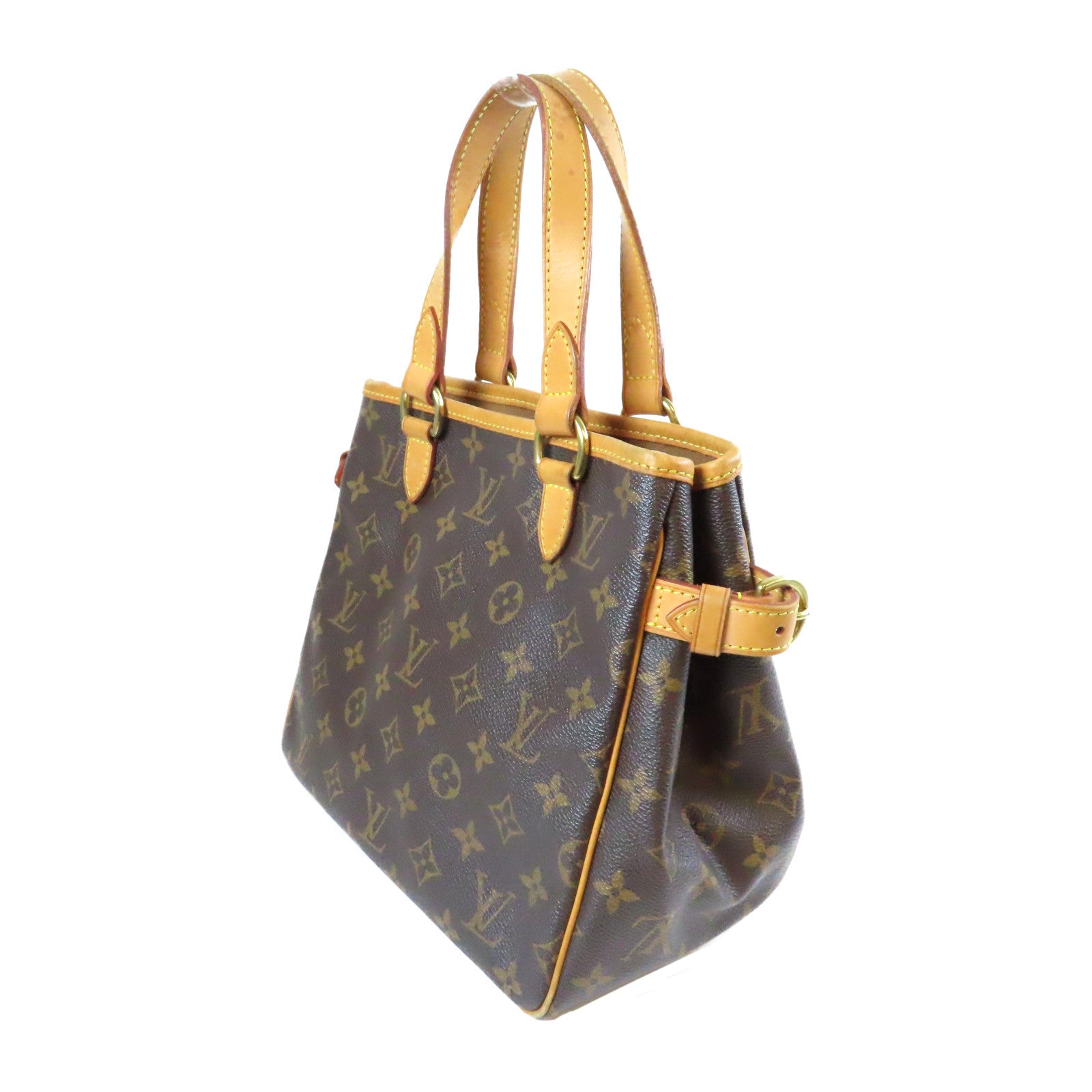 LOUIS VUITTON 【激減優惠】Monogram Batignolles金扣手挽袋啡色