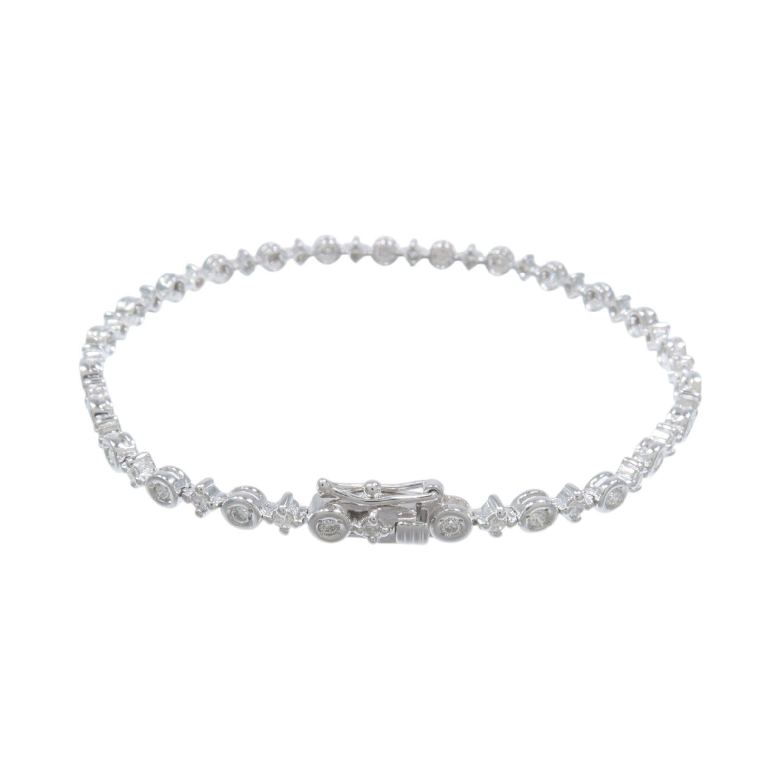 JEWELRY 18K白金Diamond Bracelet鑽石手鏈