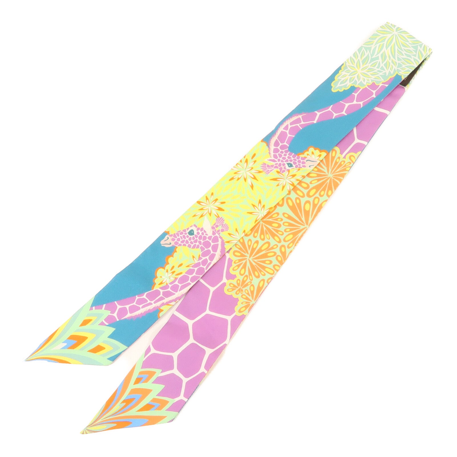 HERMES 絲質Twilly絲巾