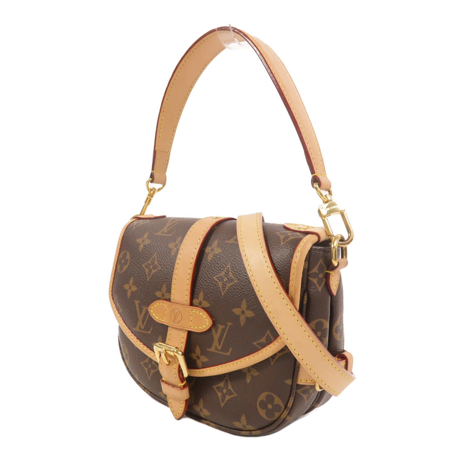 LOUIS VUITTON Monogram Saumur BB手挽肩背兩用袋
