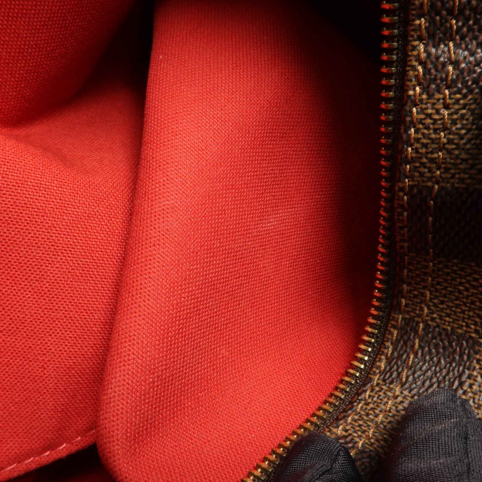 LOUIS VUITTON Damier Speedy 25金扣手挽袋