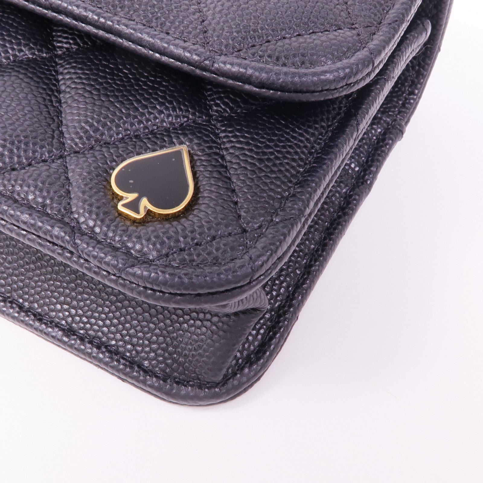 CHANEL 牛皮皮革WOC Wallet On Chain金扣鏈帶肩背袋