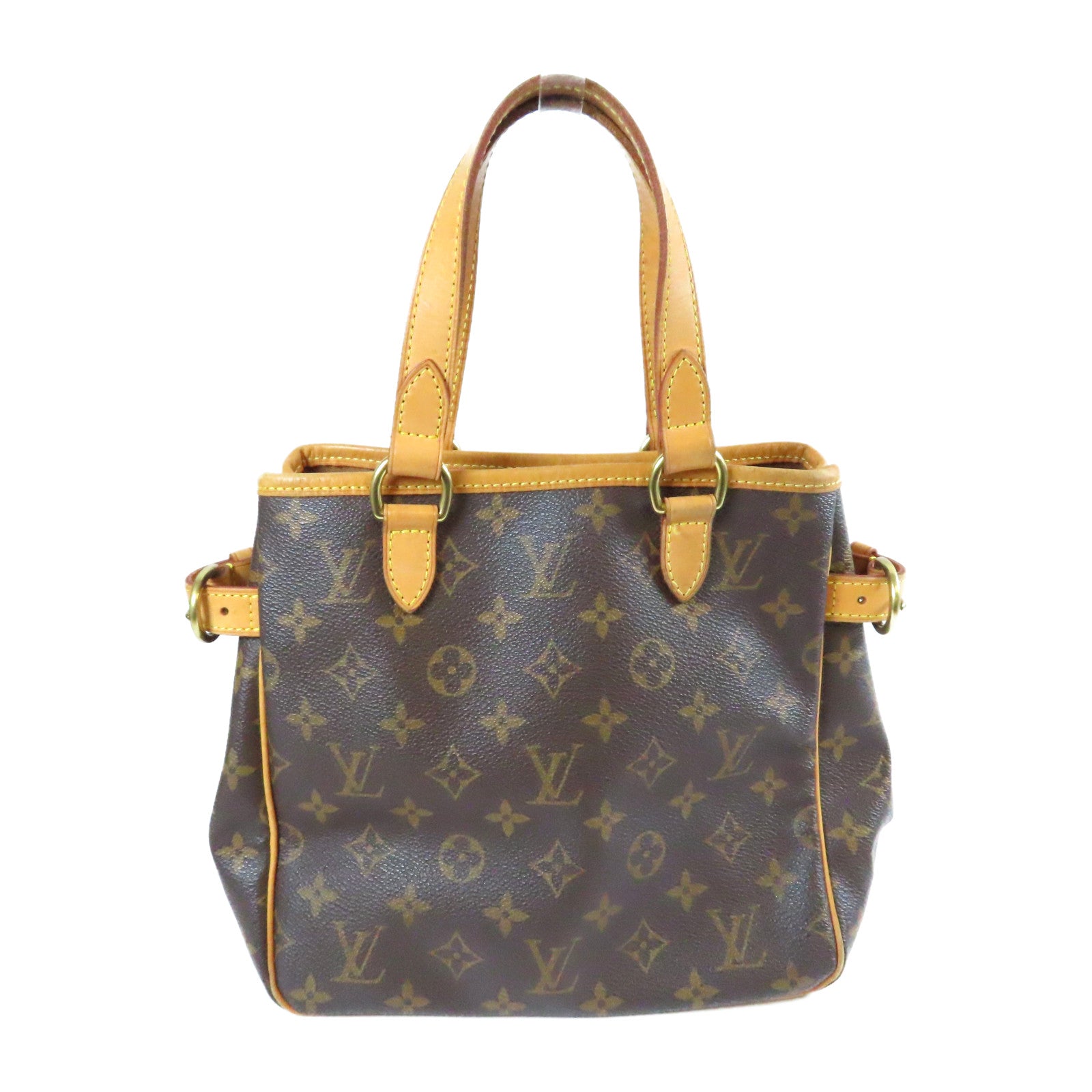 LOUIS VUITTON 【激減優惠】Monogram Batignolles金扣手挽袋啡色
