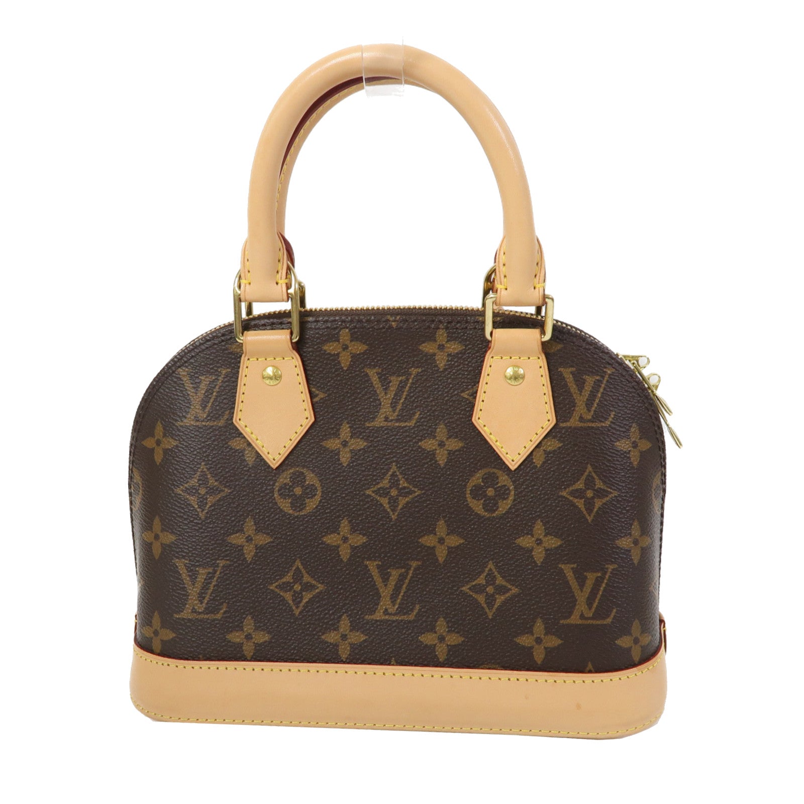 LOUIS VUITTON Monogram Alma BB金扣手挽肩背兩用袋啡色