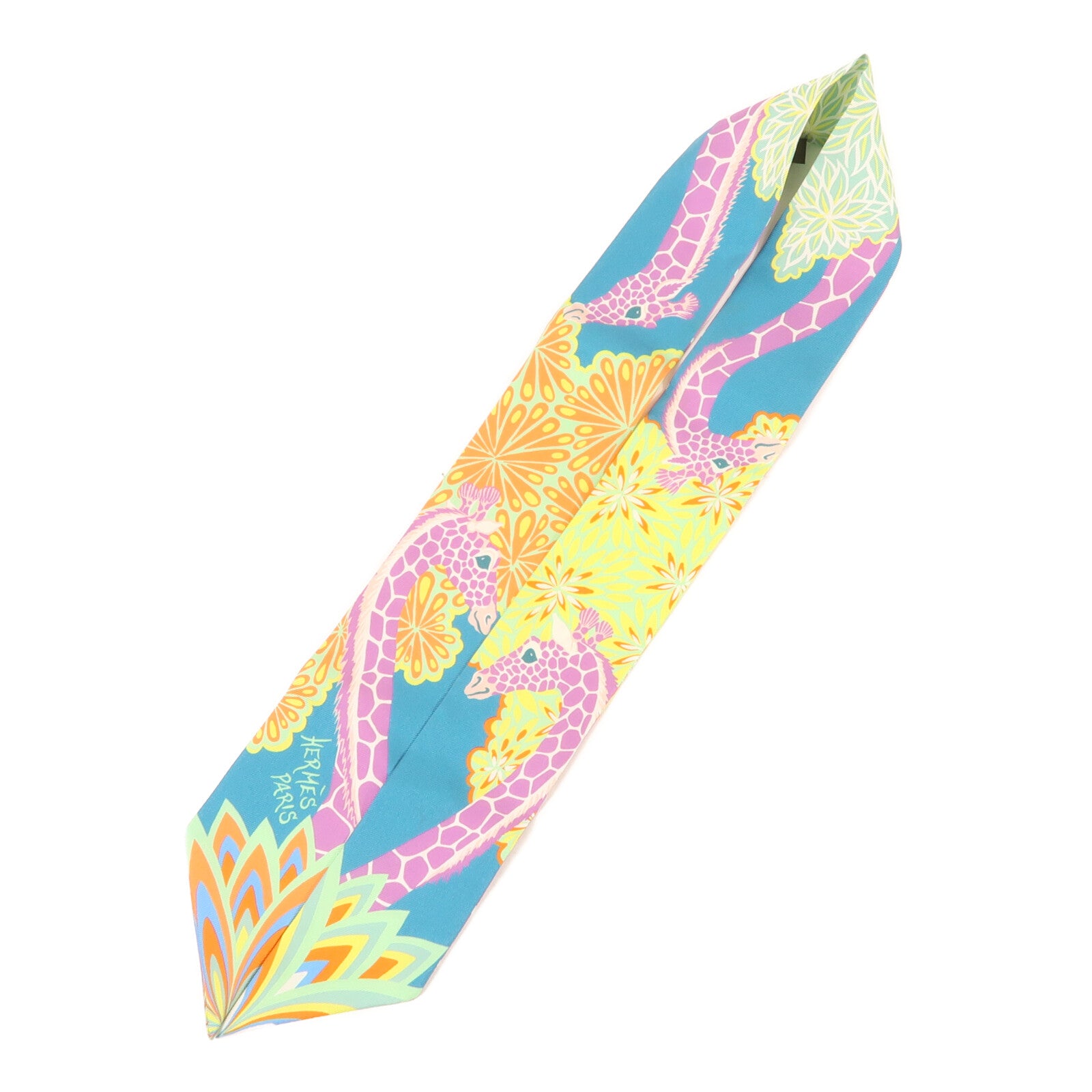 HERMES 絲質Twilly絲巾