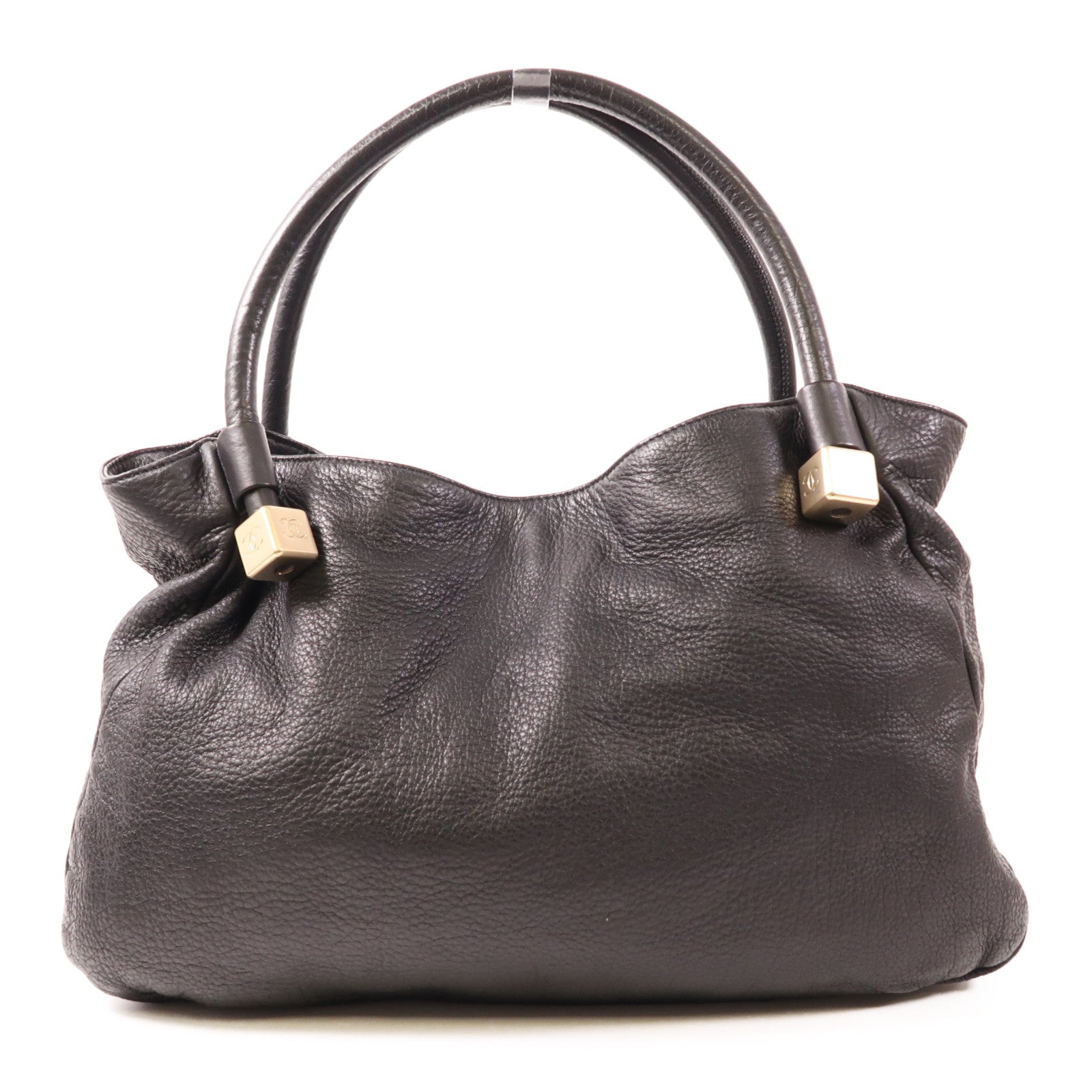 CHANEL 牛皮皮革Shoulder Bag金扣肩背袋